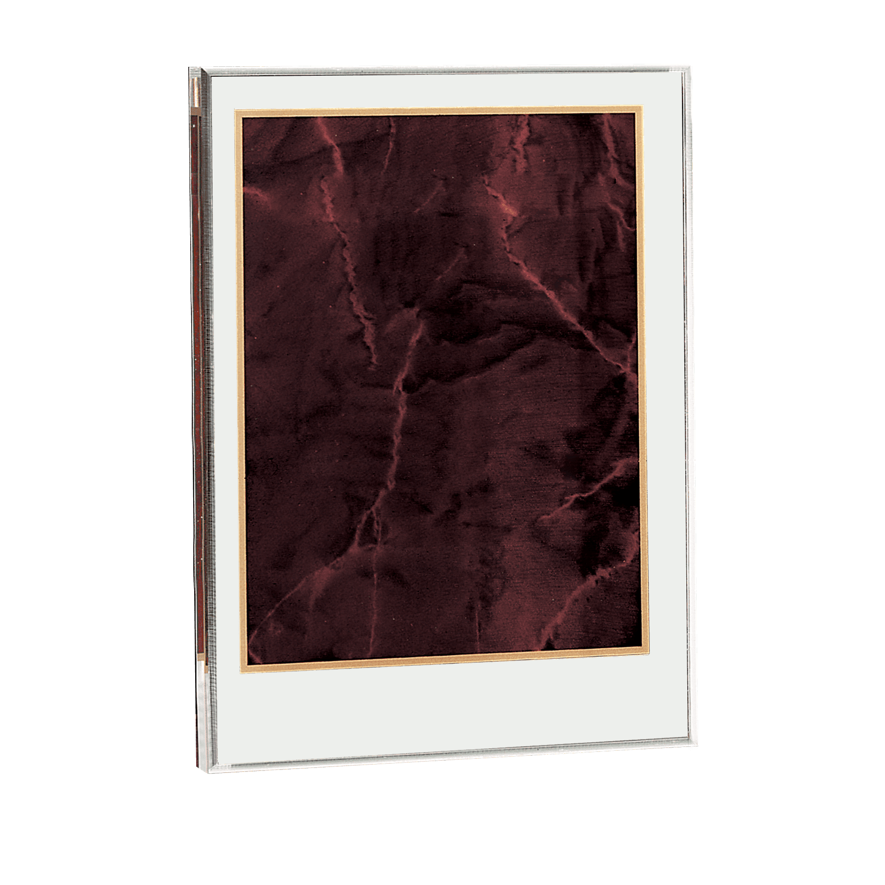 7" x  9 5/8" Ruby Marble Acrylic Award Upright Only