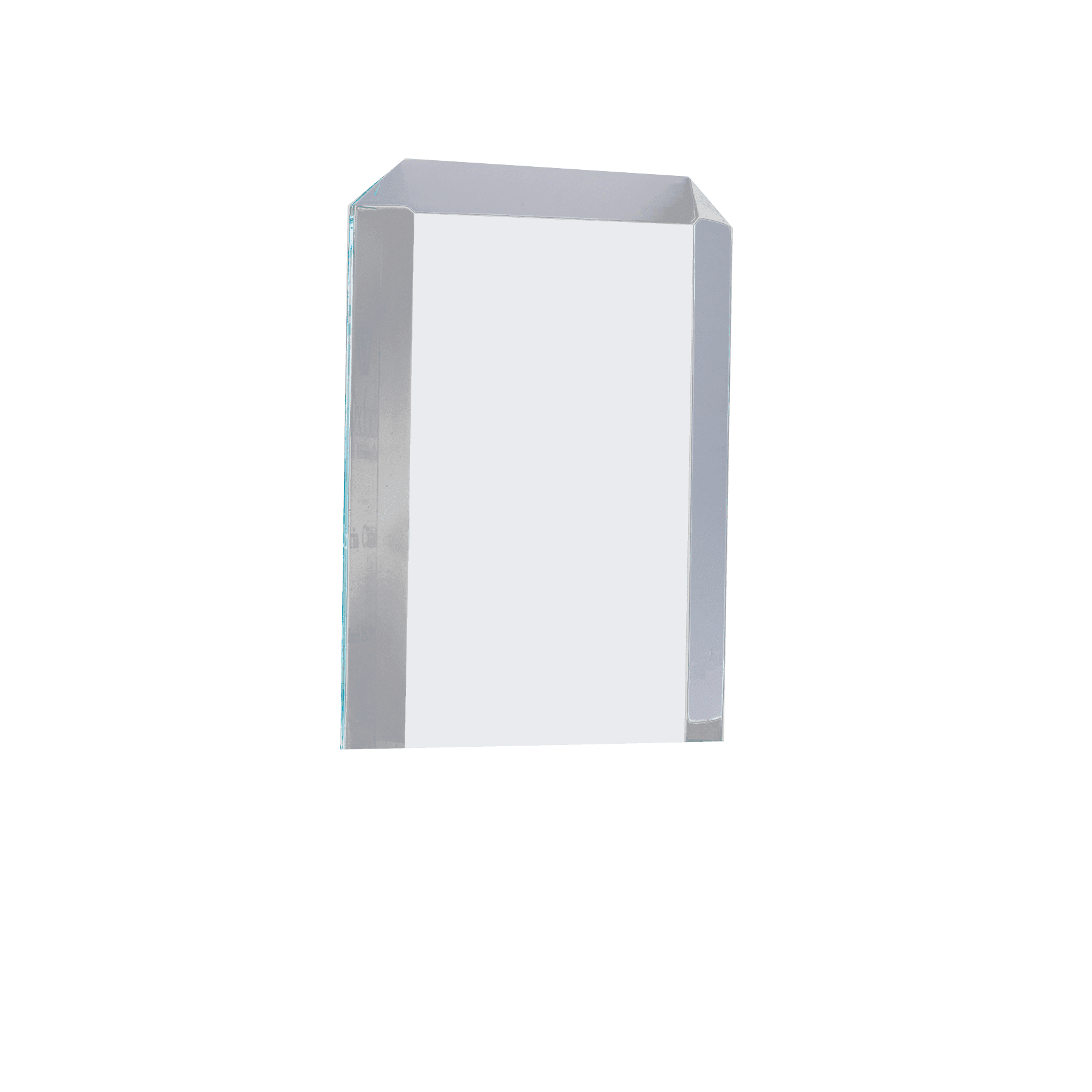 6 1/2" x 9 1/4" Summit Series Rectangular Acrylic Award Upright Only