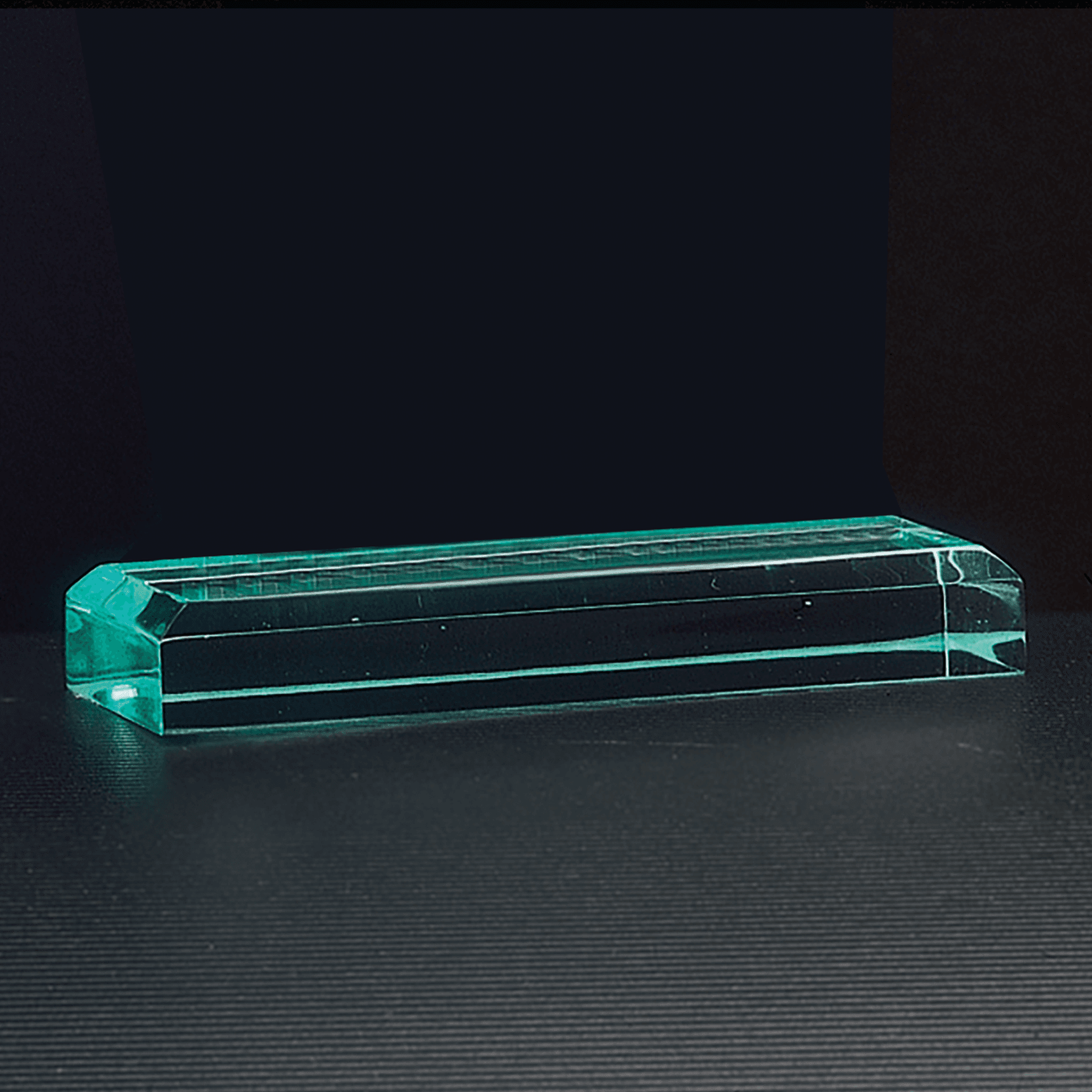 4 3/4" x 2" Zenith Series Jade Acrylic Award-Base Only