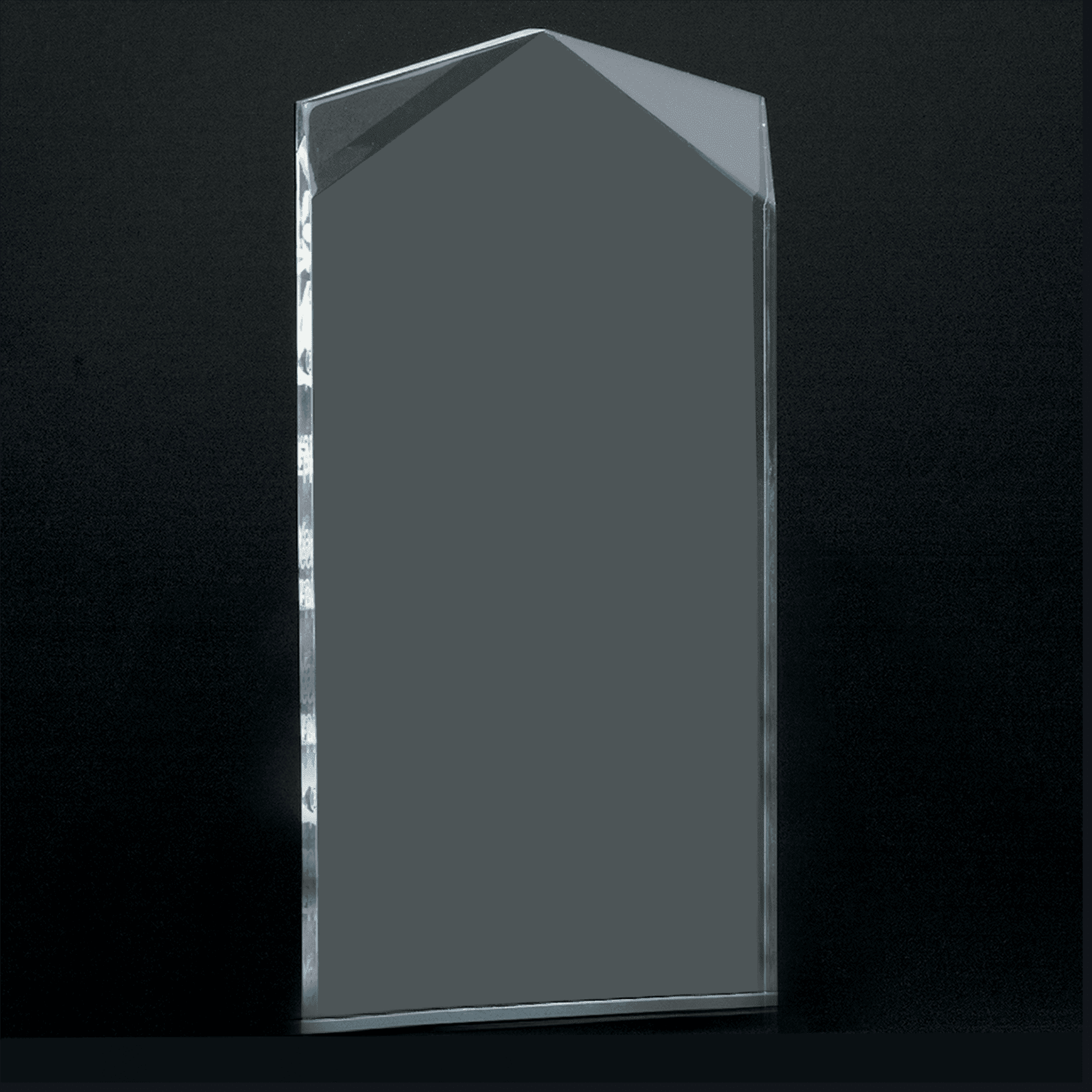 8 1/2" Spire Series Clear Acrylic-Upright Only