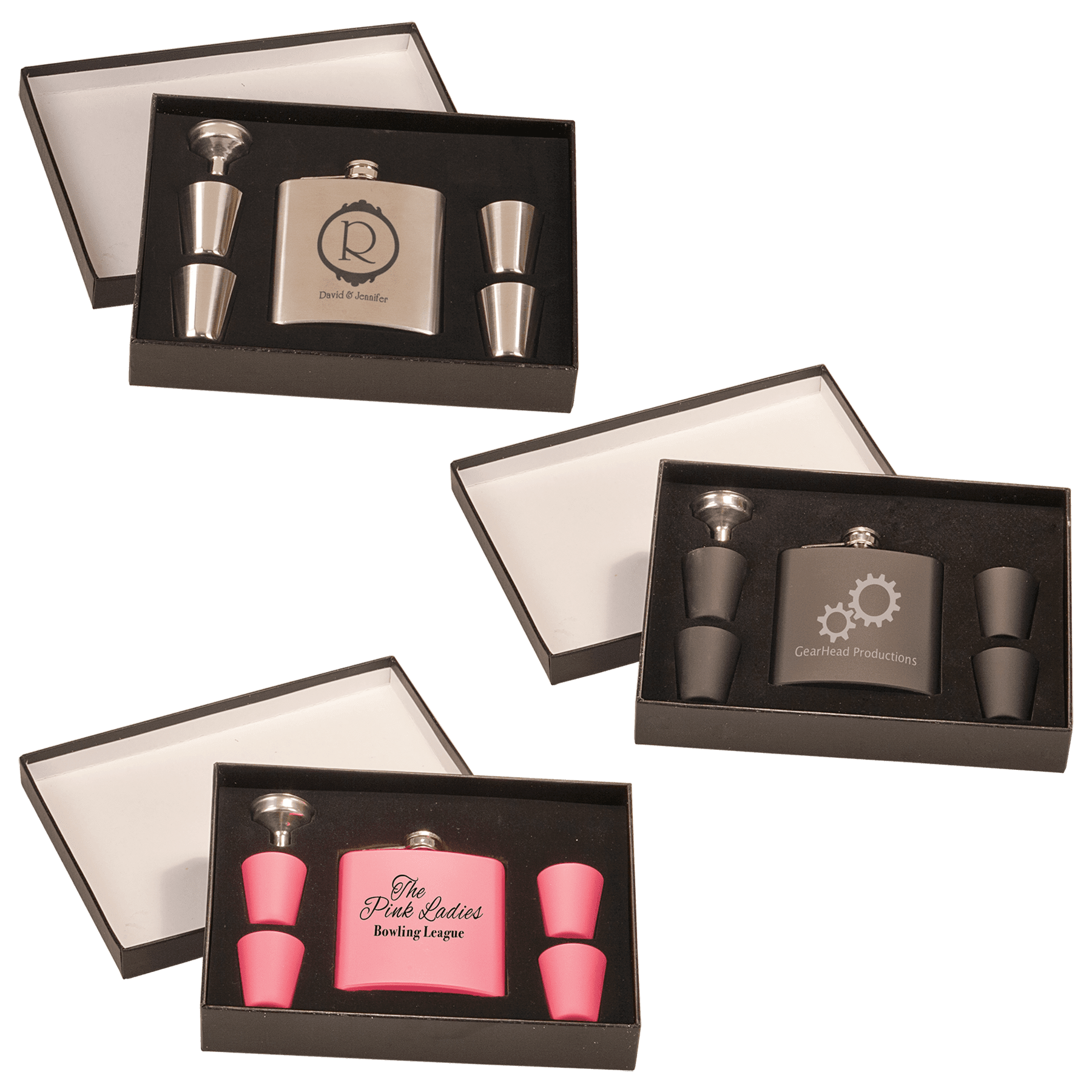 Laserable Flask Gift Set Sample Set