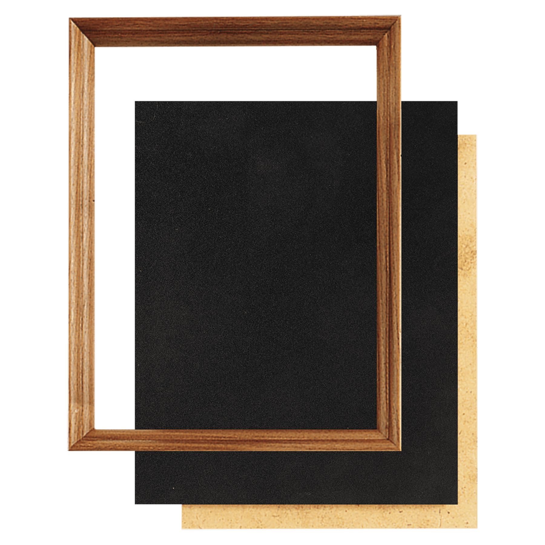 12" x 15" Walnut Shadow Box Frame wth Black Velour Backing