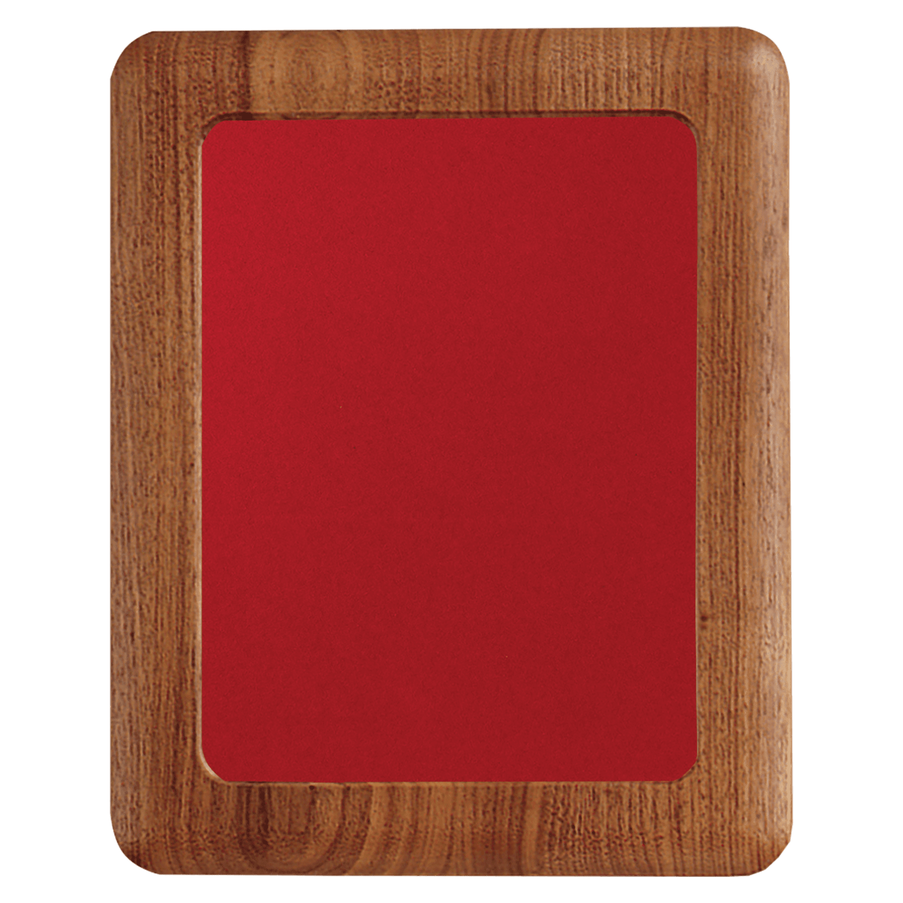 14" x 17" American Walnut Airflyte Frame with Red Velour Backing (Assembled)