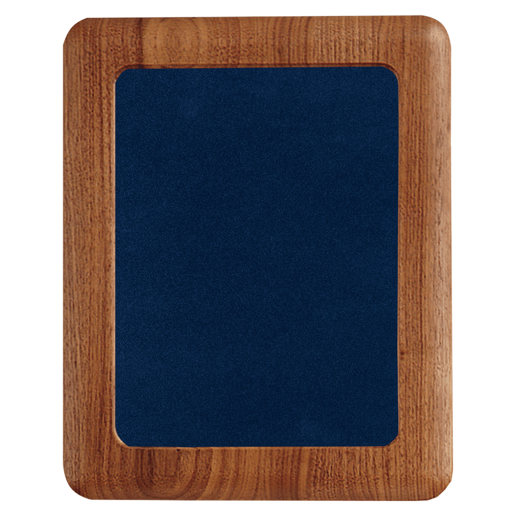 14" x 17" American Walnut Airflyte Frame with Blue Velour Backing (Assembled)