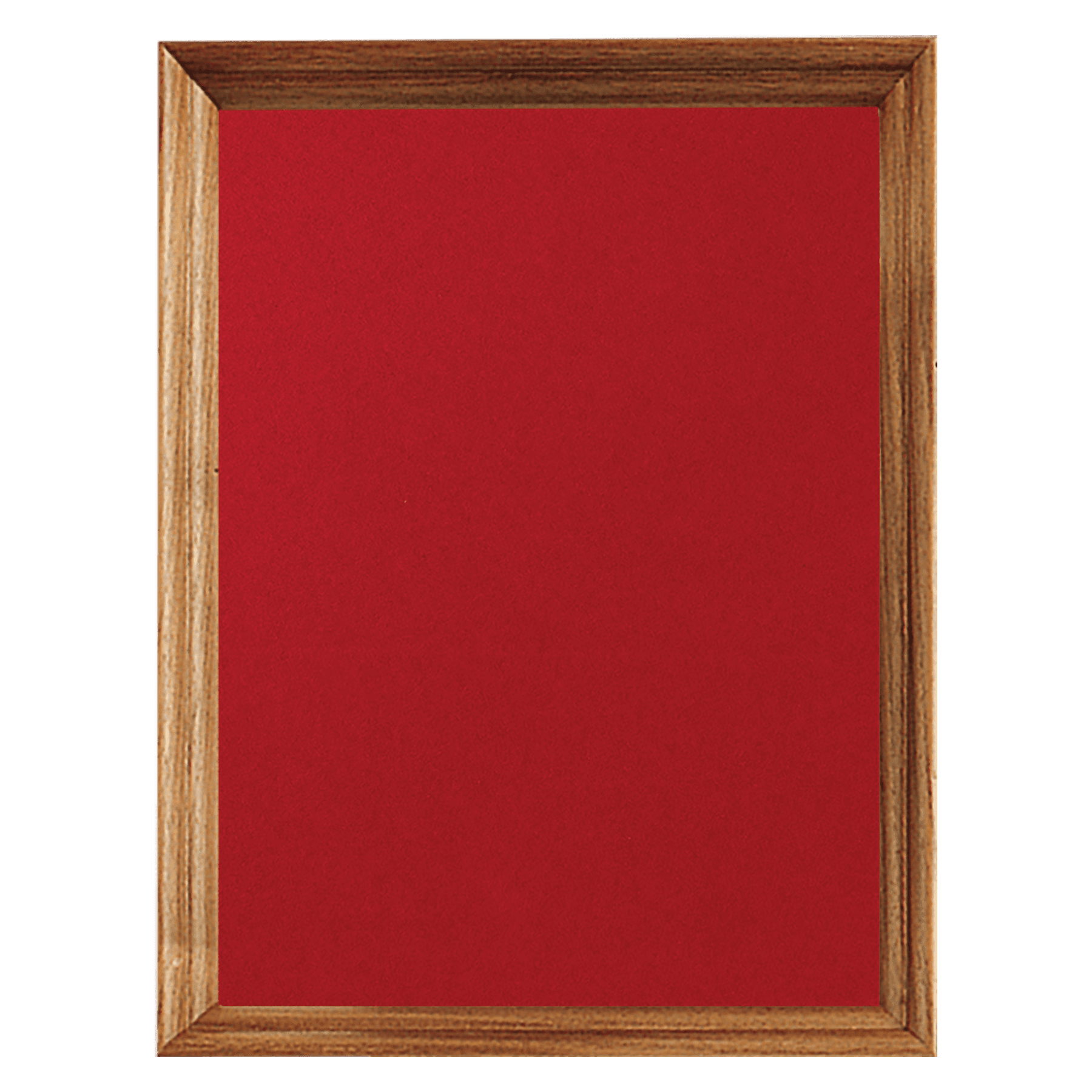12" x 15" American Walnut Shadow Box with Red Velour Backing (Assembled)