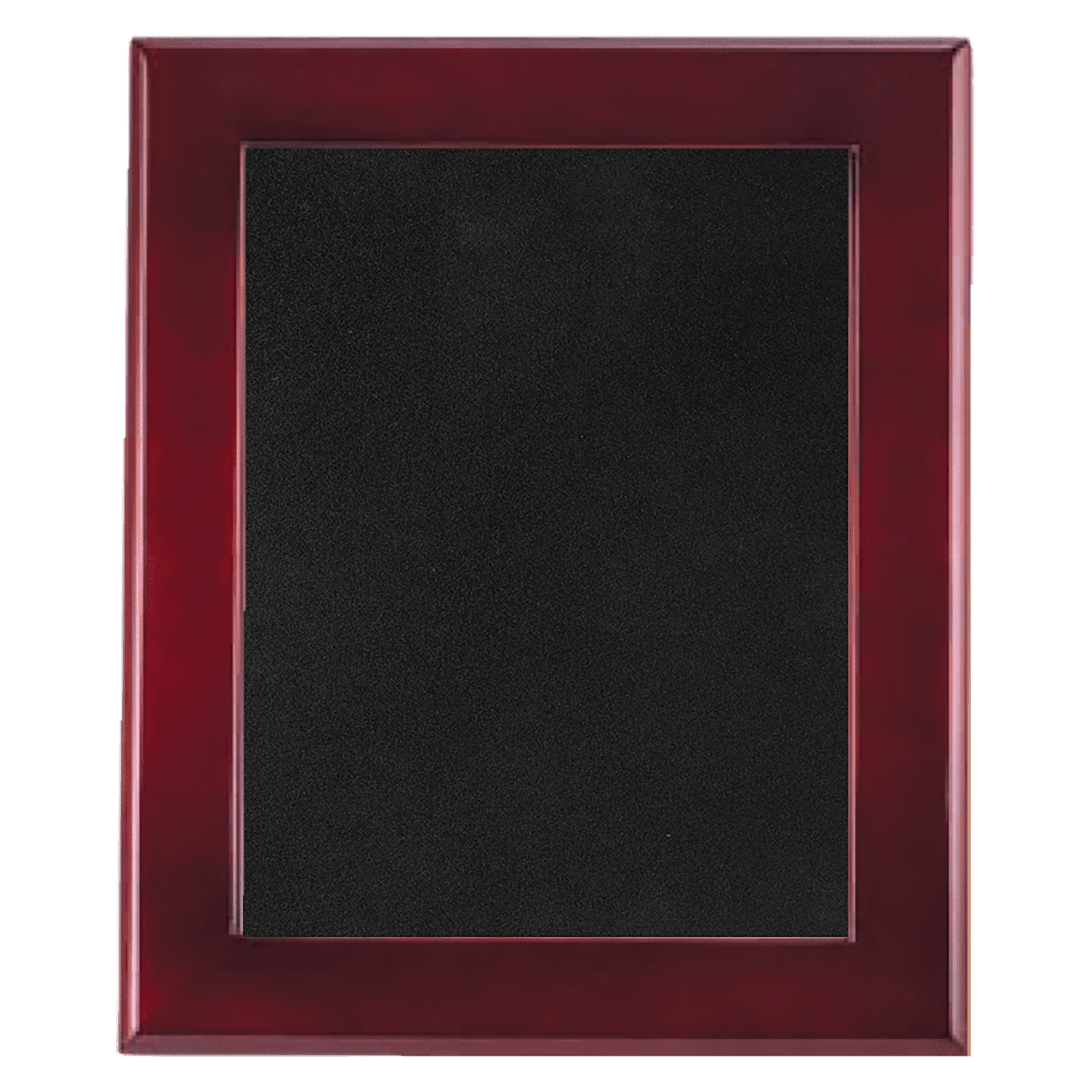 12" x 15" Rosewood Piano Finish Frame with Black Velour Backing (Assembled)