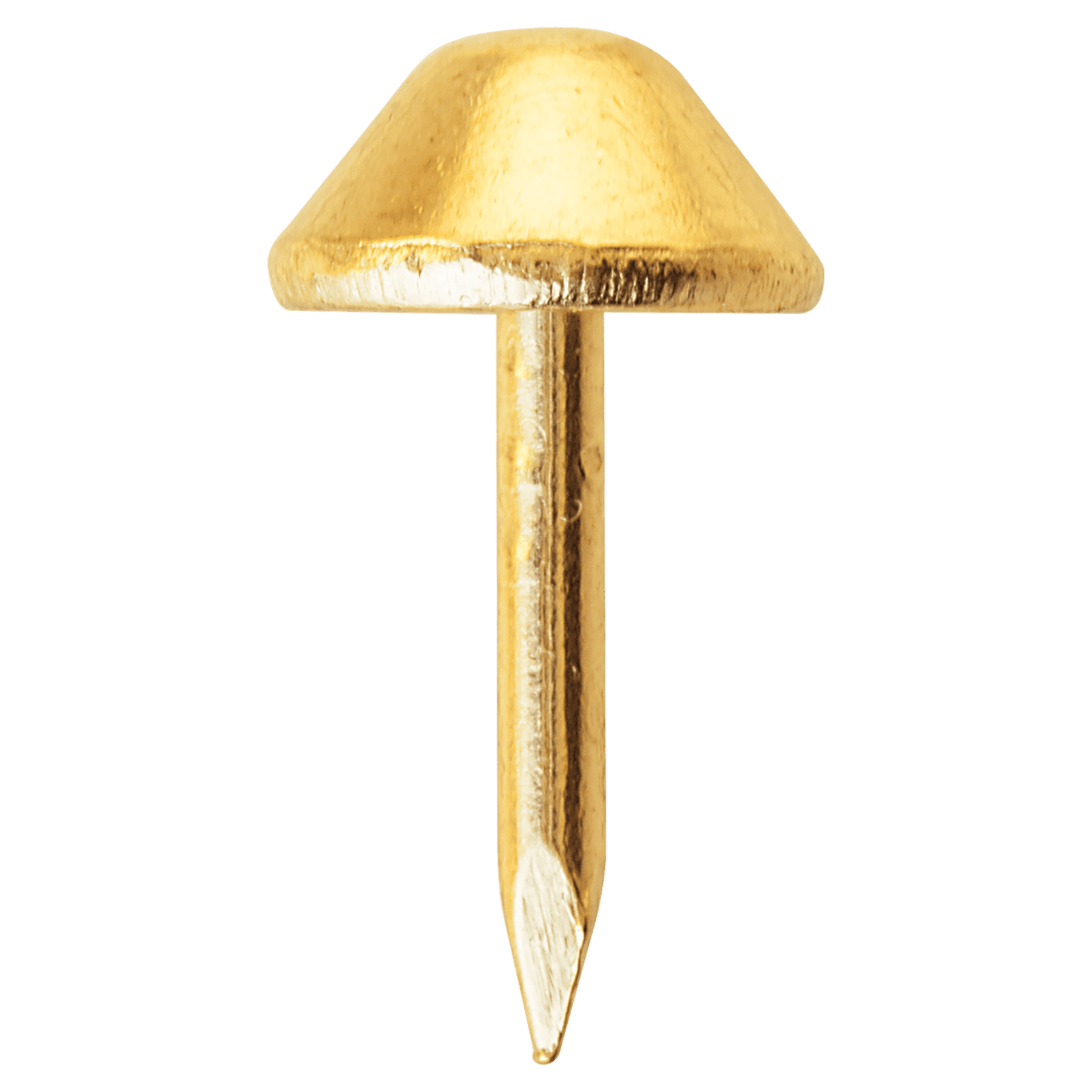 3/8" Gold Cone Head Plaque Nail