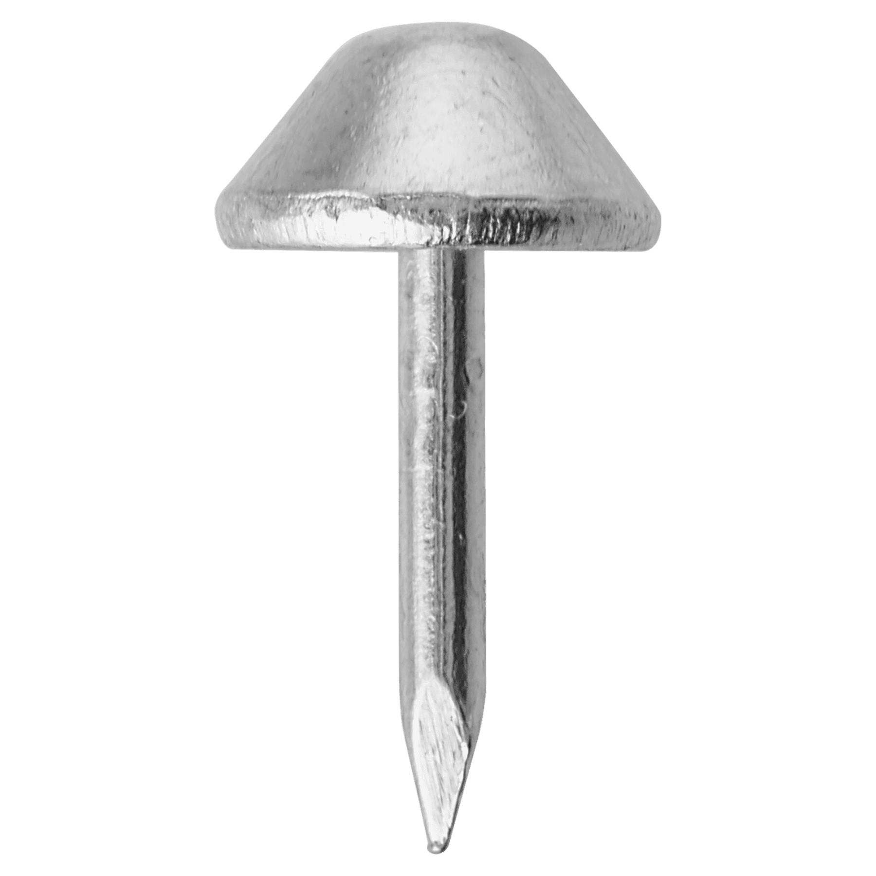 3/8" Silver Cone Head Plaque Nail