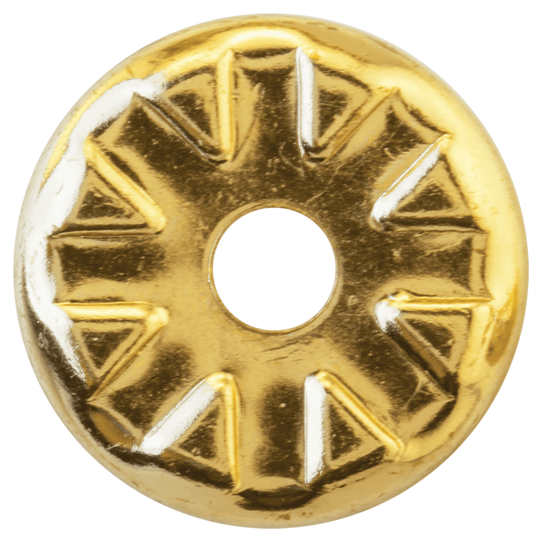 Gold Crown Plaque Rosette