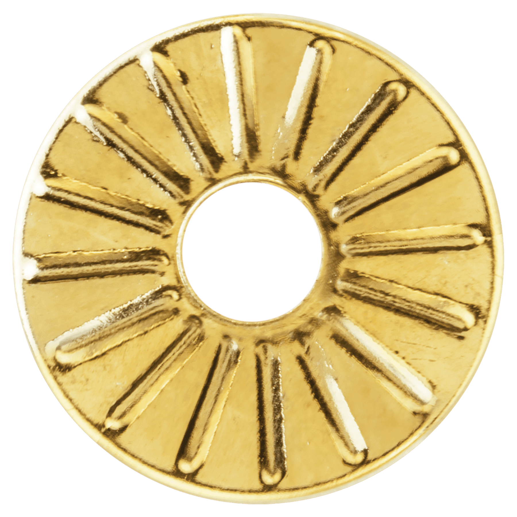 Gold Flat Plaque Rossette