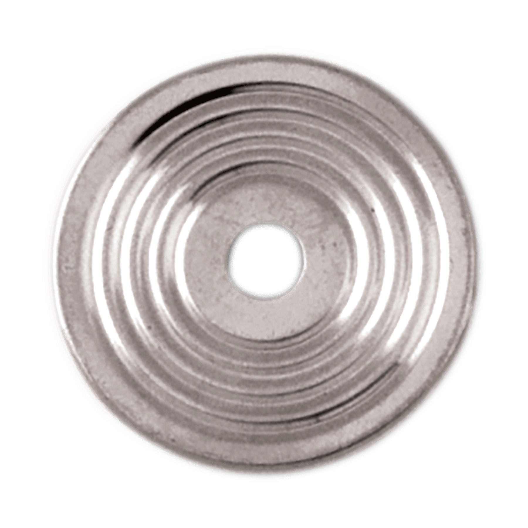 1 3/4" Round Silver Metal Check Ring