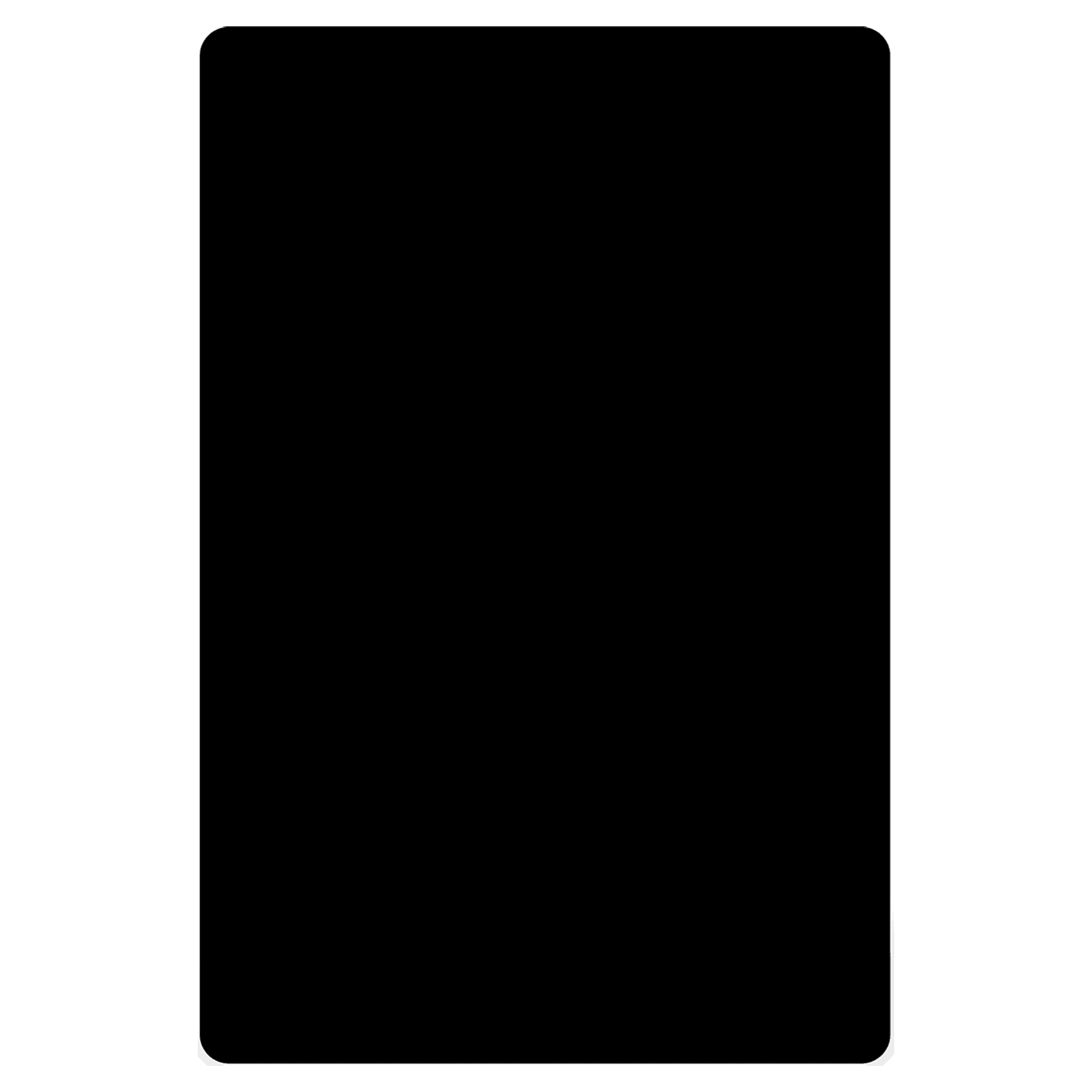 Blank ADA Sign, Black/White, 6" x 9"