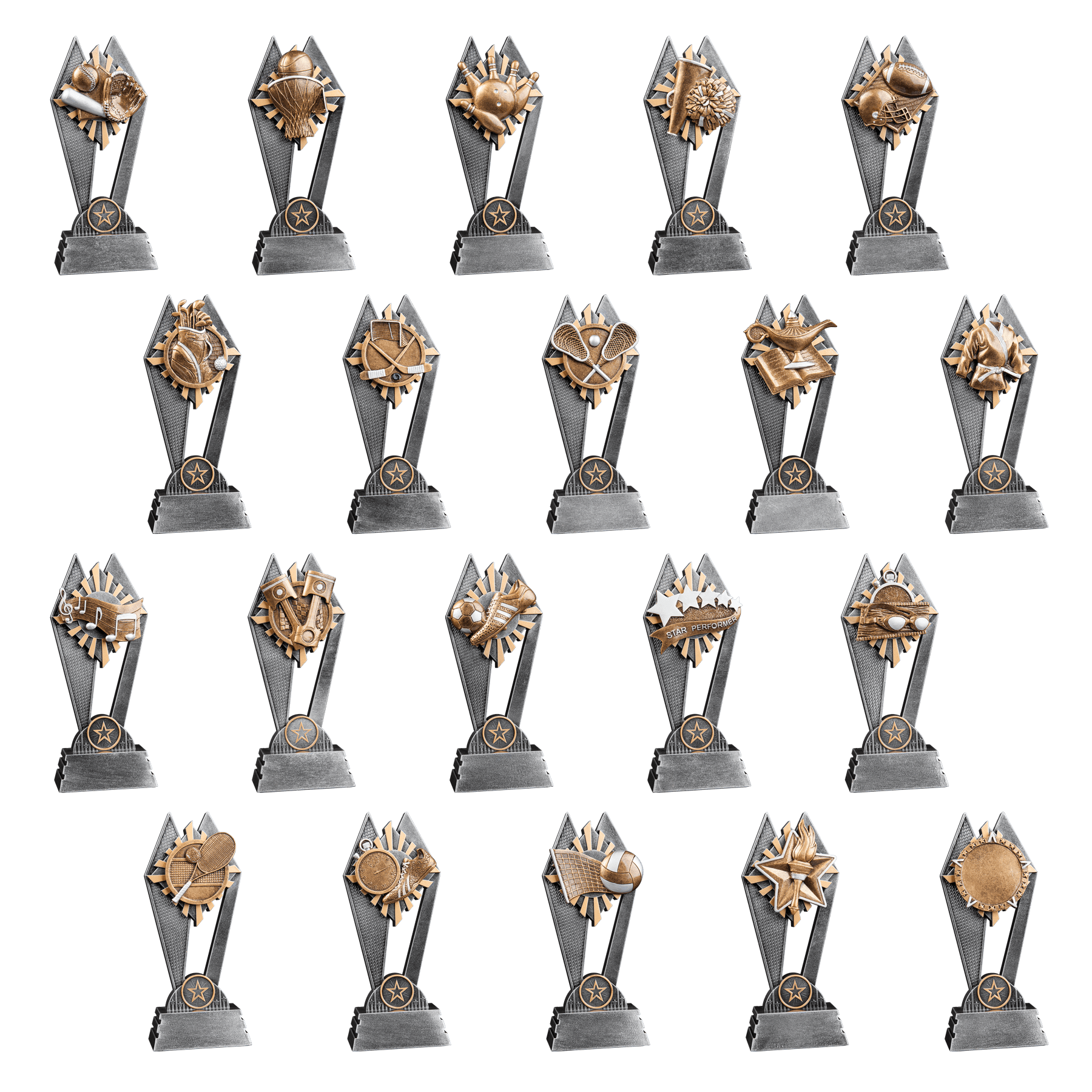 8" Sun Ray Award Sample Set