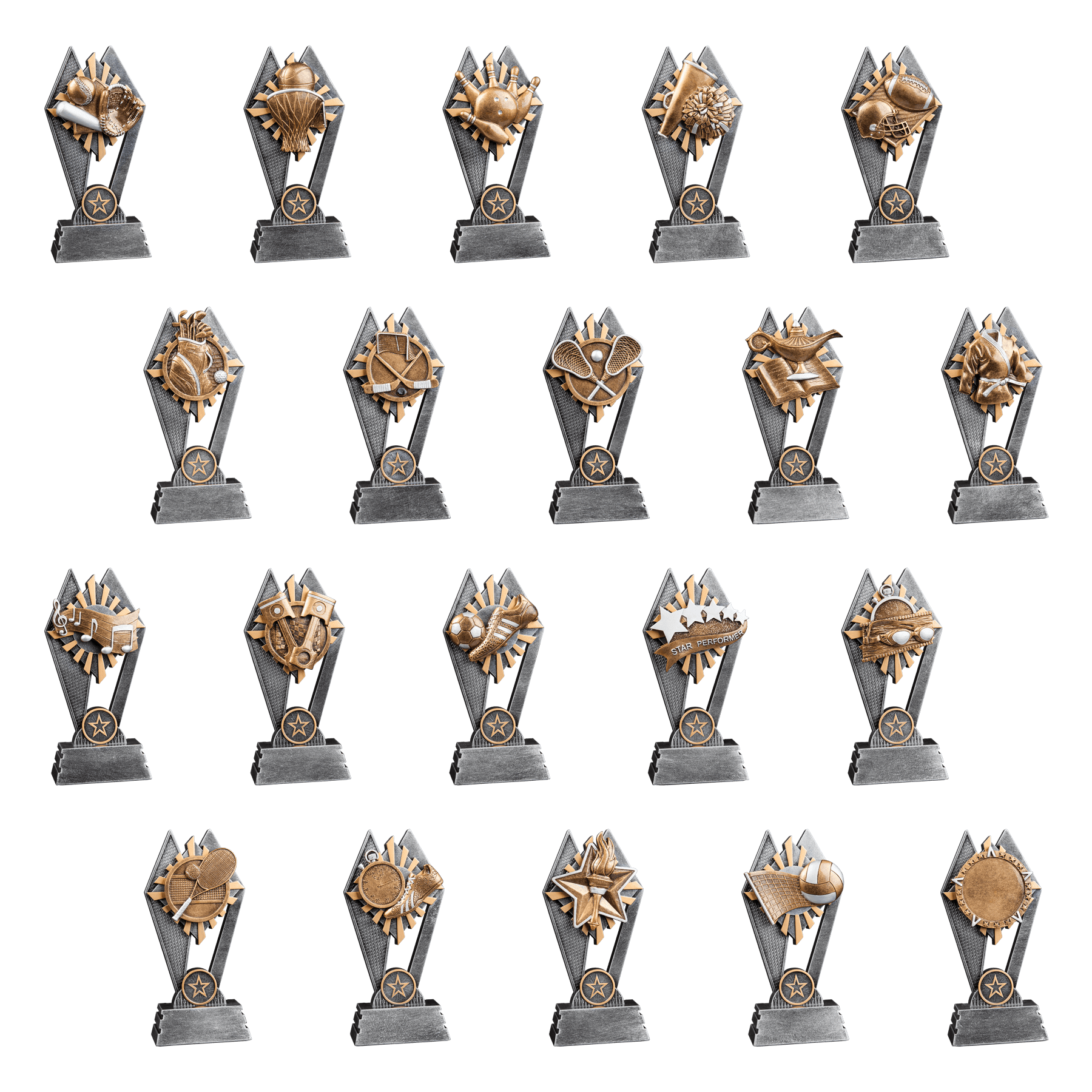 7" Sun Ray Award Sample Set