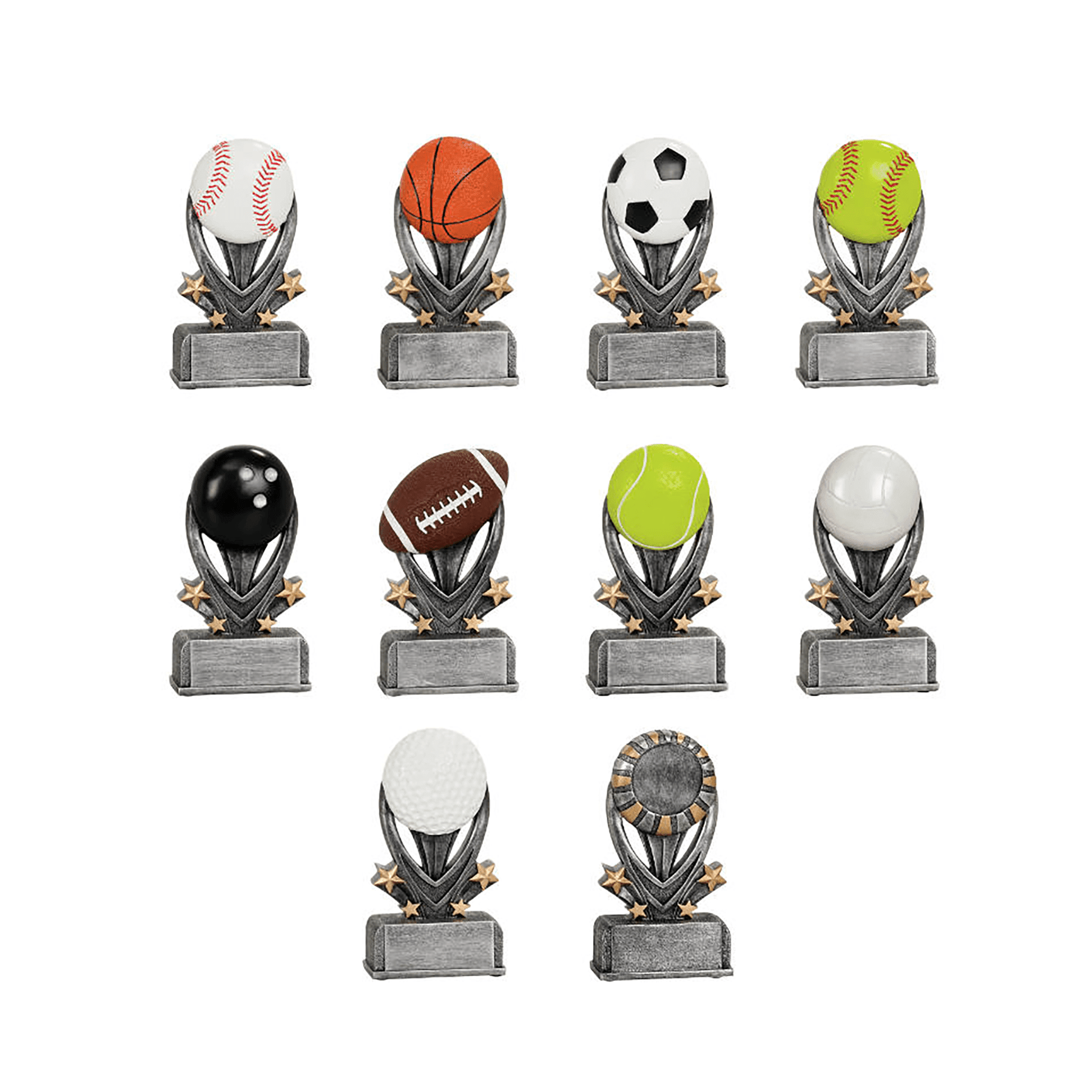 7" Varsity Resin Sample Set