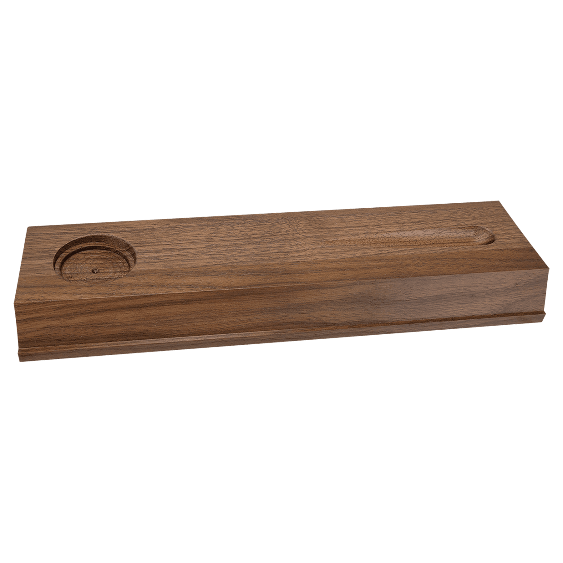 3 x 11.5 x 1.25" Genuine Walnut Gavel Stand for 10" Gavel