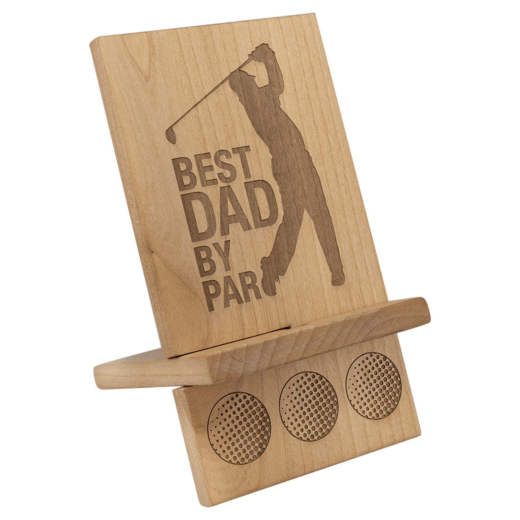 4 1/2" x 8" Red Alder Cell Phone/IPad Easel