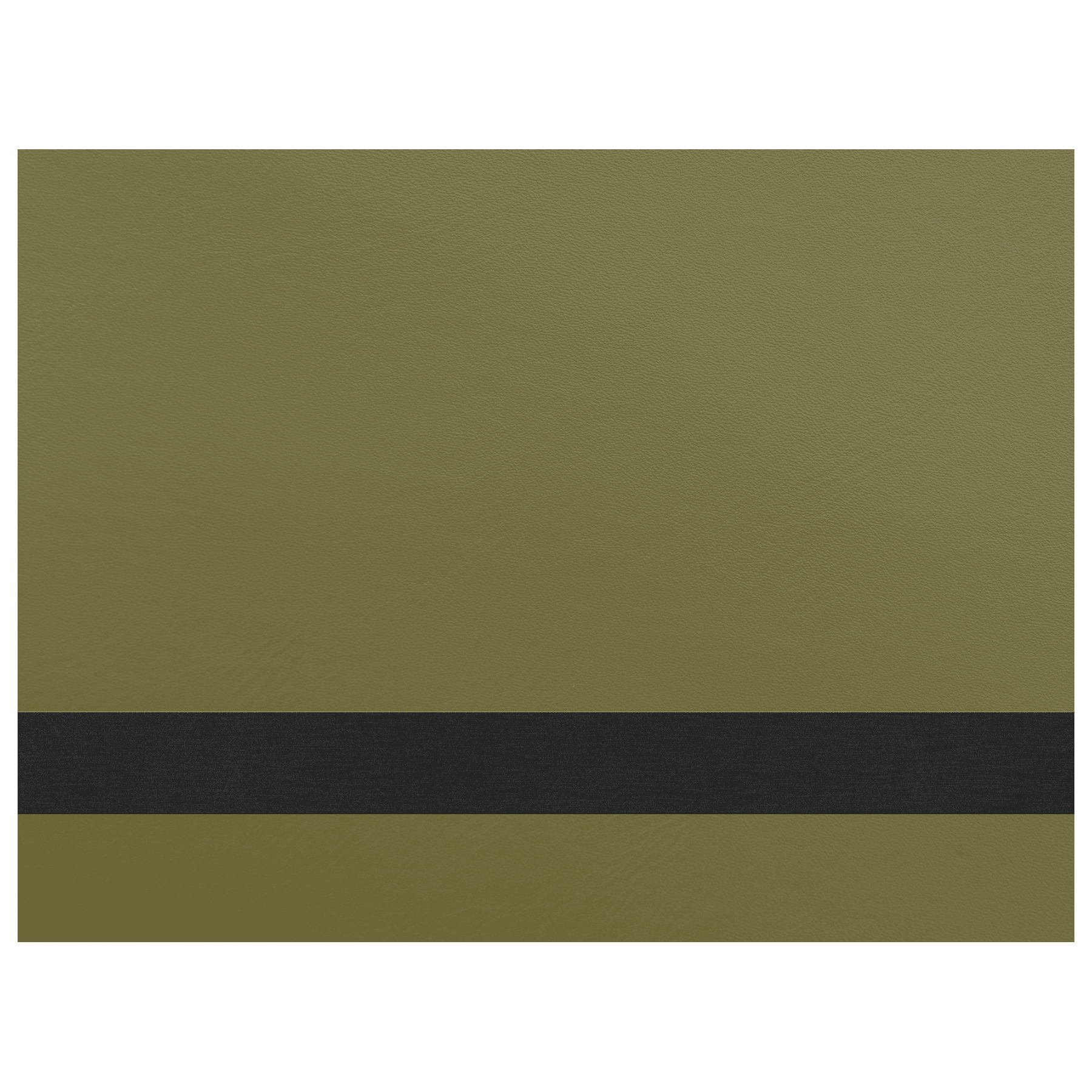 12" x 24" Olive Green Premier Laserable Leatherette Sheet Stock with Kota Pro Adhesive