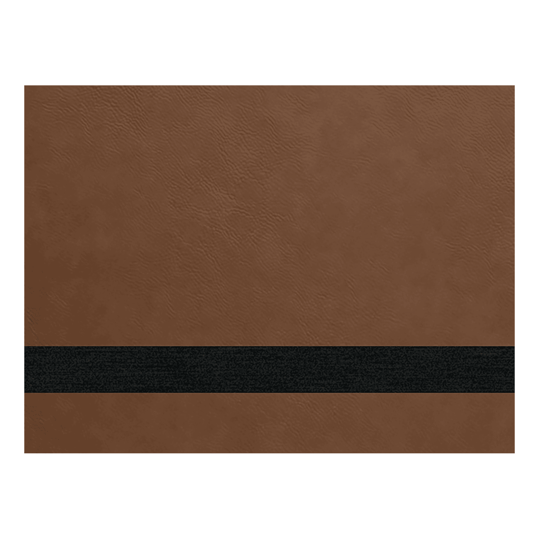 12" x 24" Dark Brown Premier Laserable Leatherette Sheet Stock with Kota Pro Adhesive