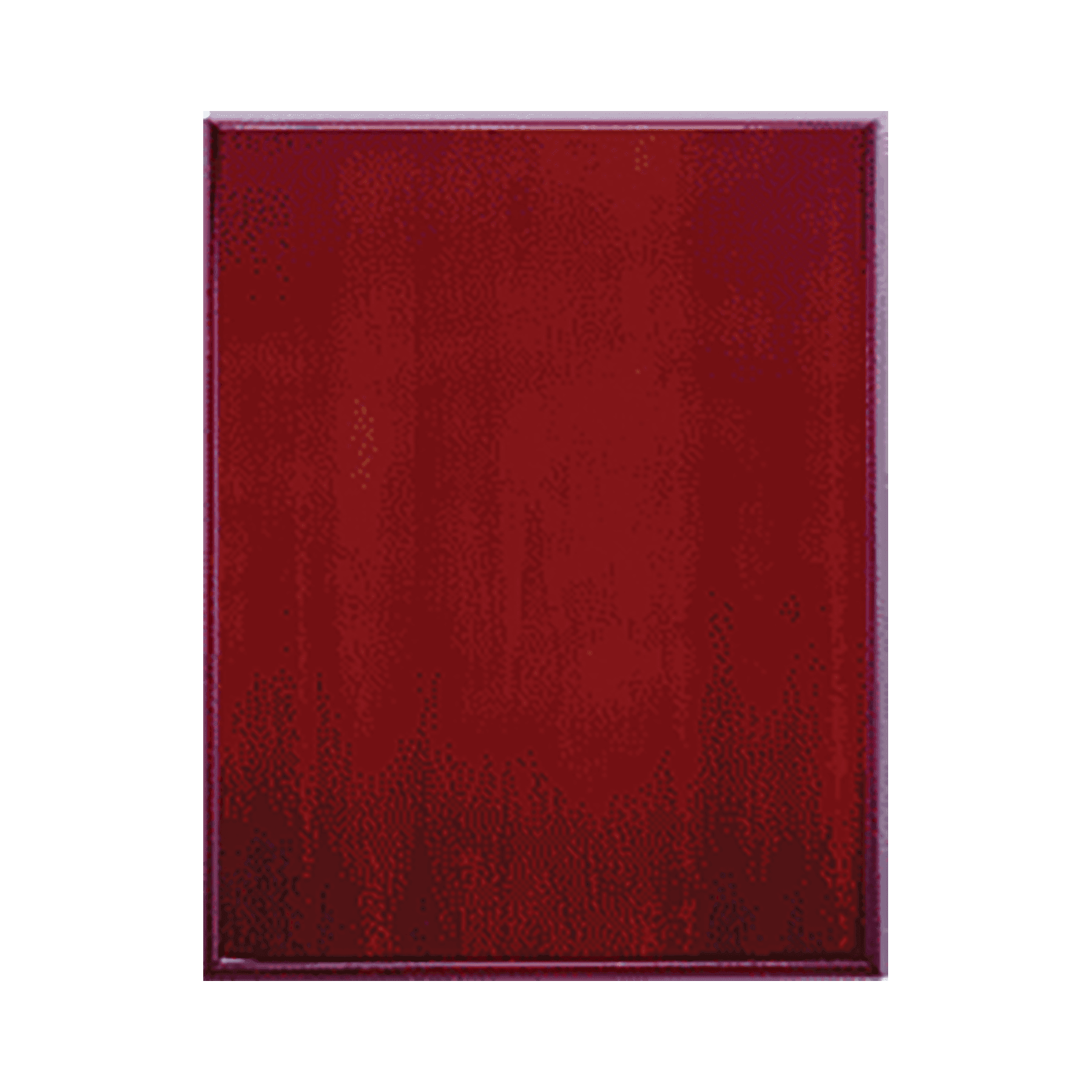 7" x 9" Rosewood High Lustr Plaque