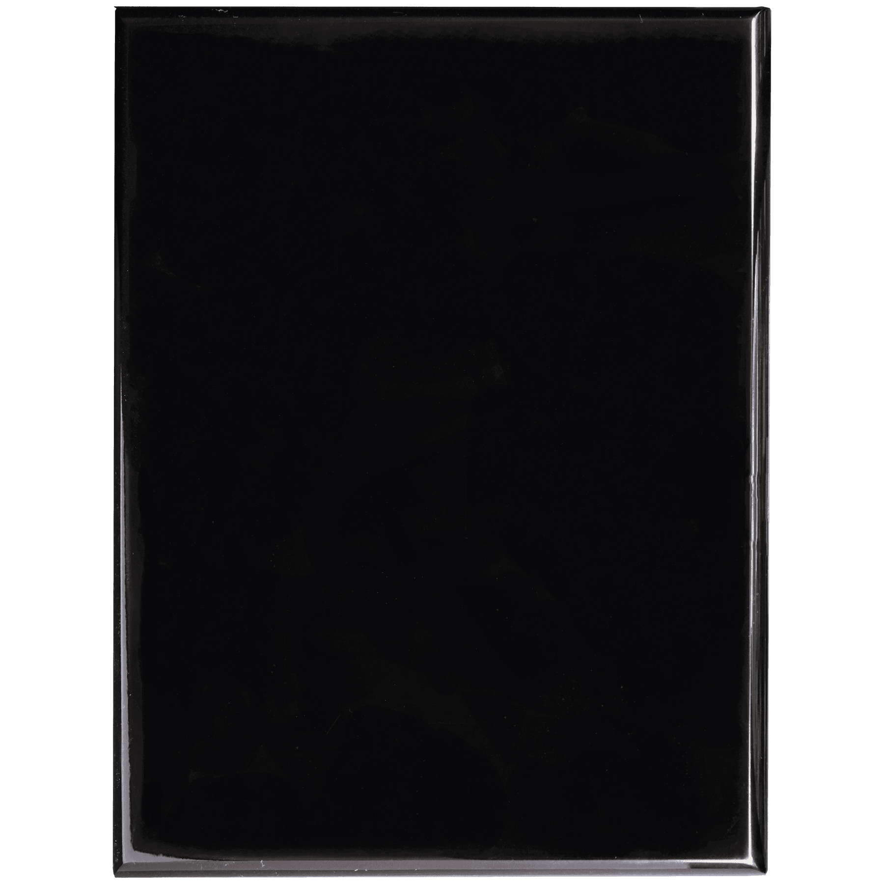 9" x 12" Black High Lustr Plaque