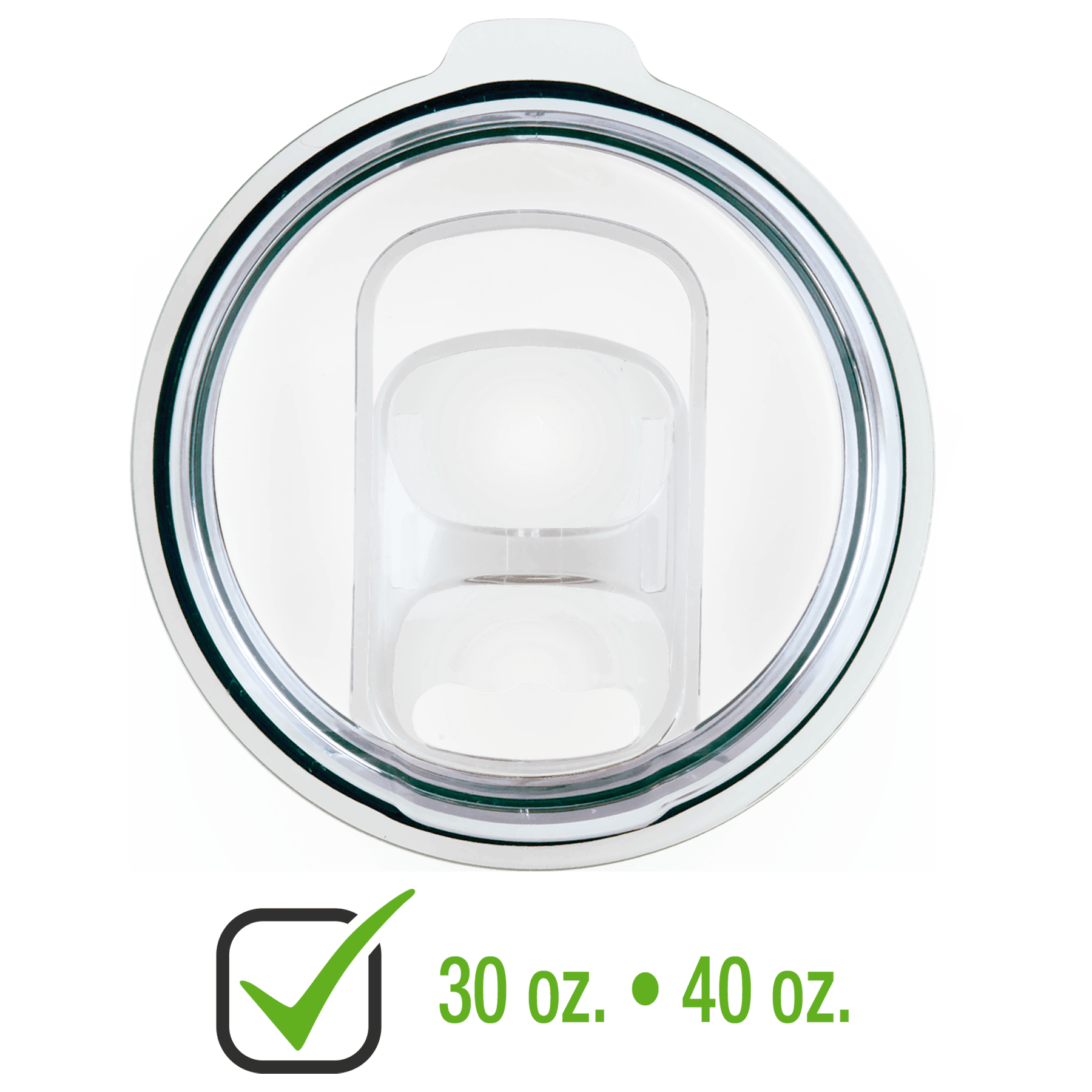 Slider Lid for 30 oz. Polar Camel Tumblers, 32 & 40 oz. Travel Mugs