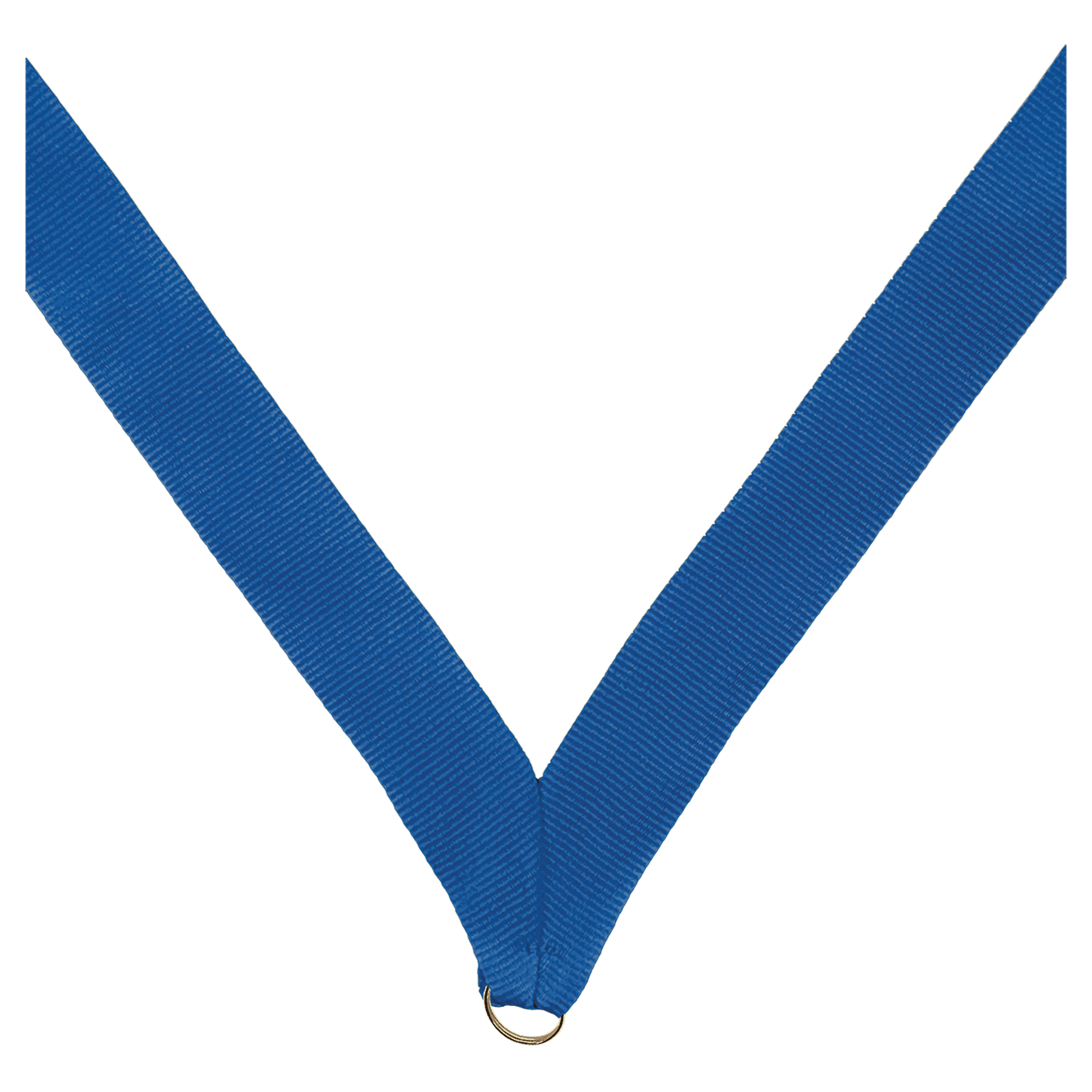 7/8" Blue Neck Ribbon without Snap Clip