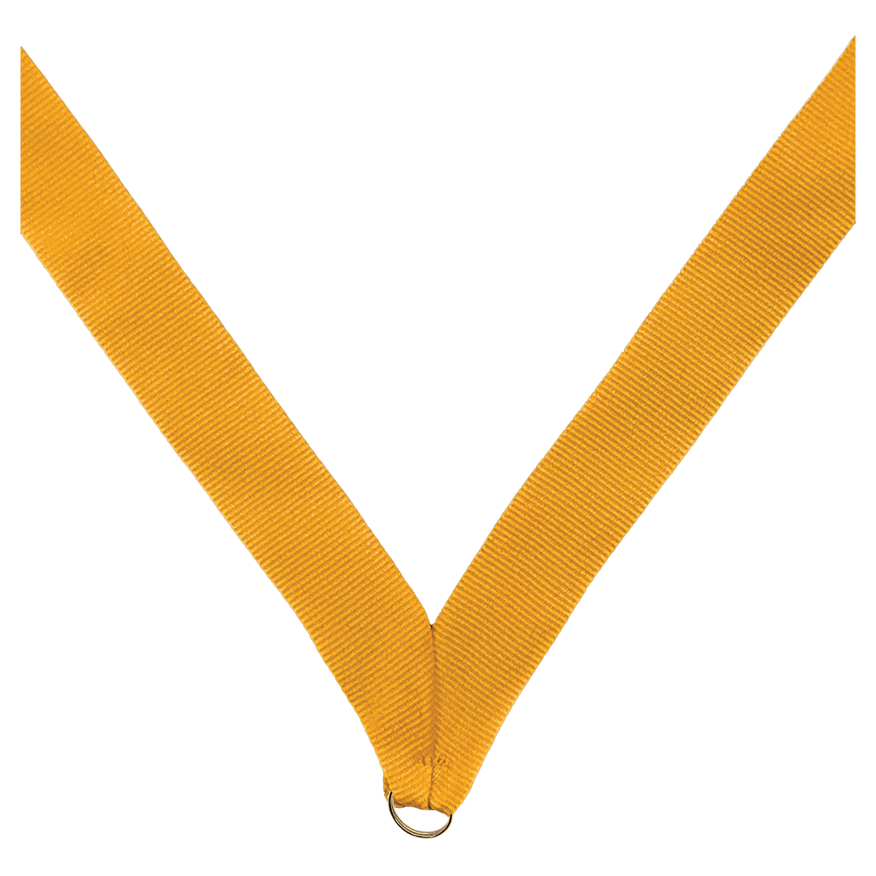 7/8" Gold Neck Ribbon without Snap Clip