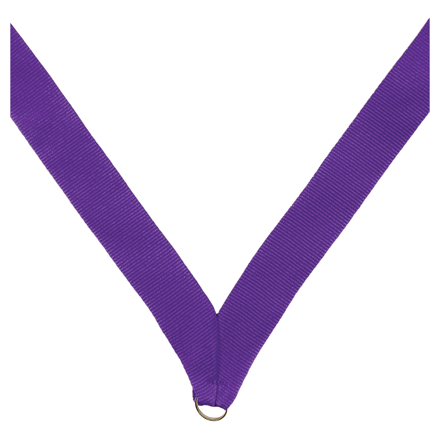 7/8" Purple Neck Ribbon without Snap Clip