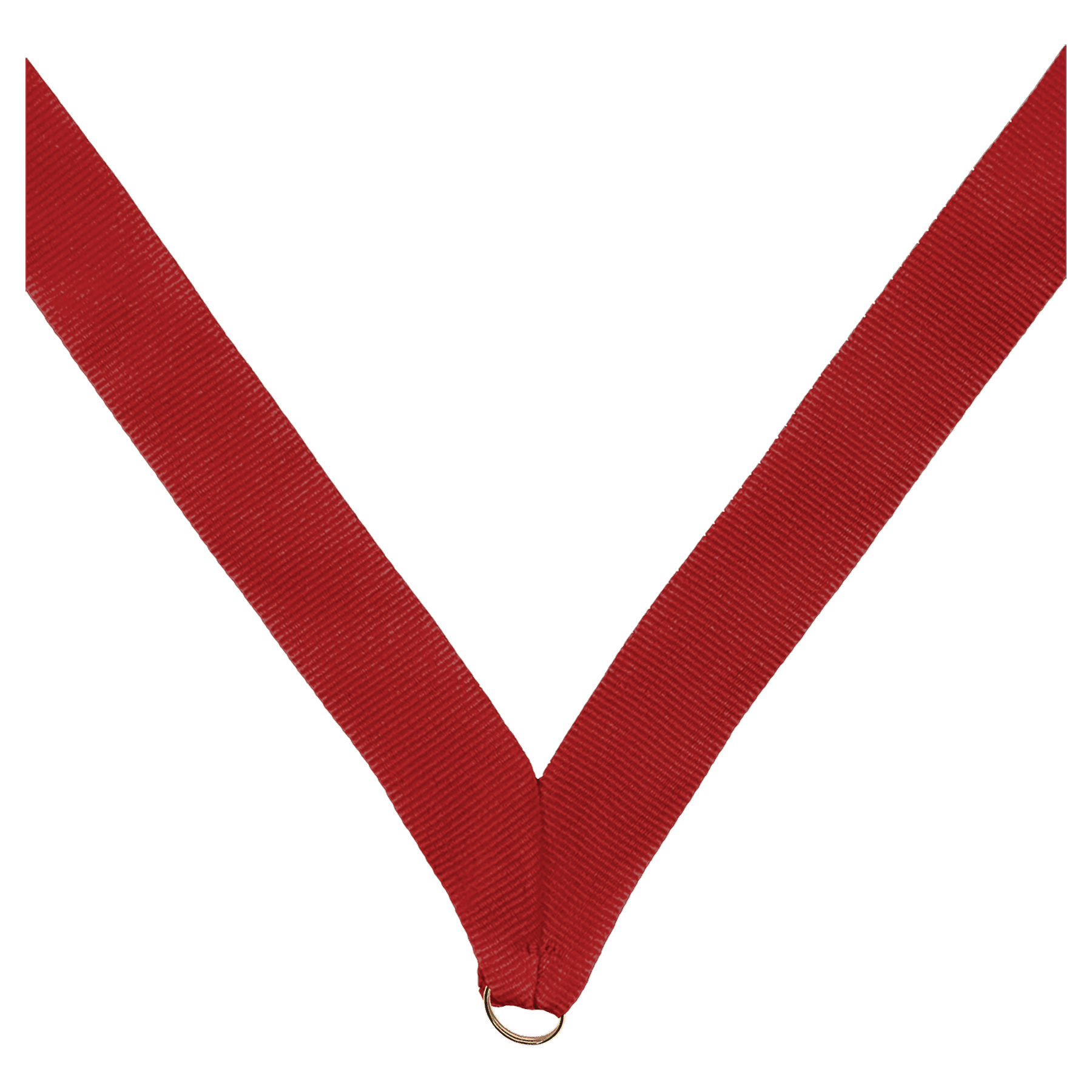 7/8" Red Neck Ribbon without Snap Clip