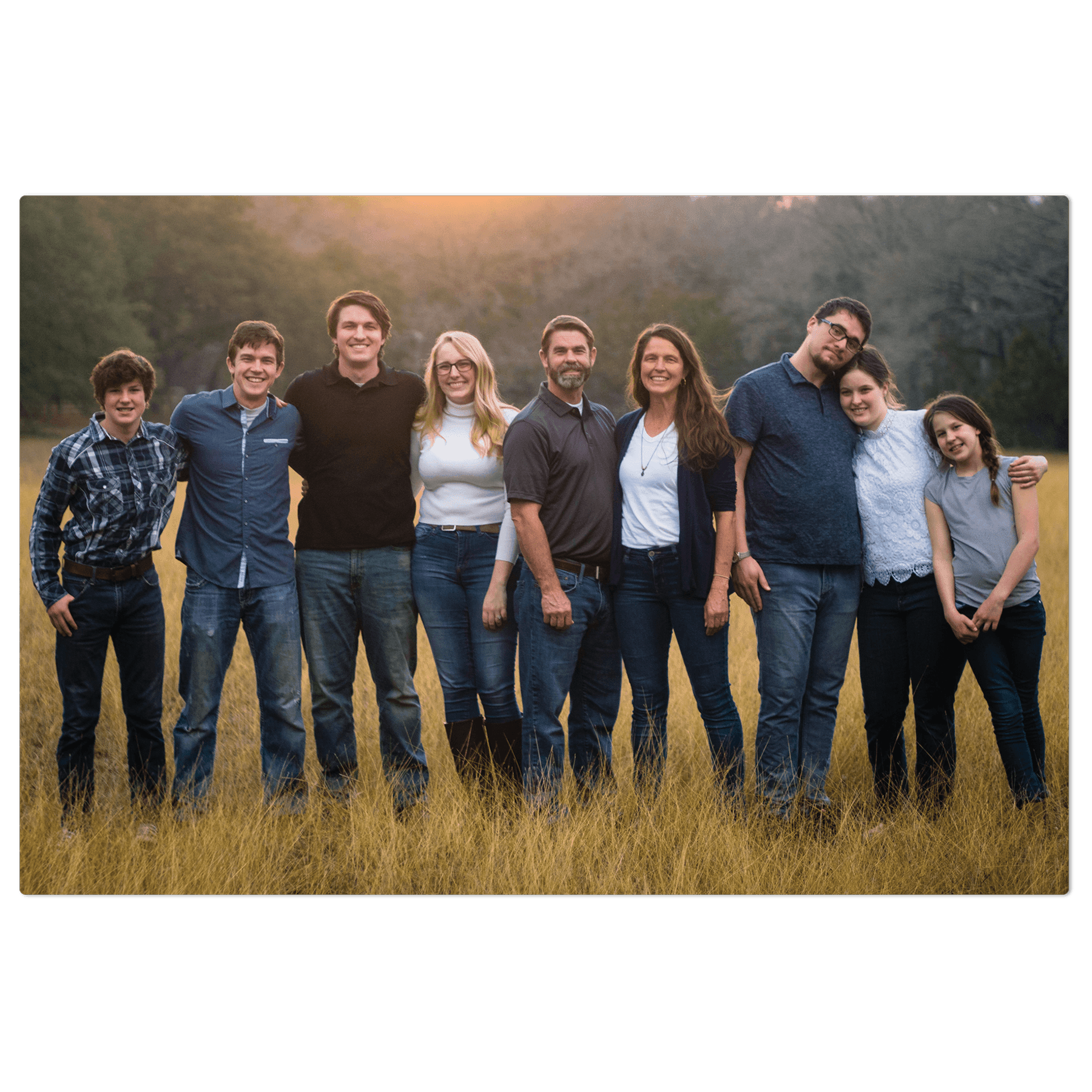 24" x 36" Gloss White ChromaLuxe Aluminum Photo Panel