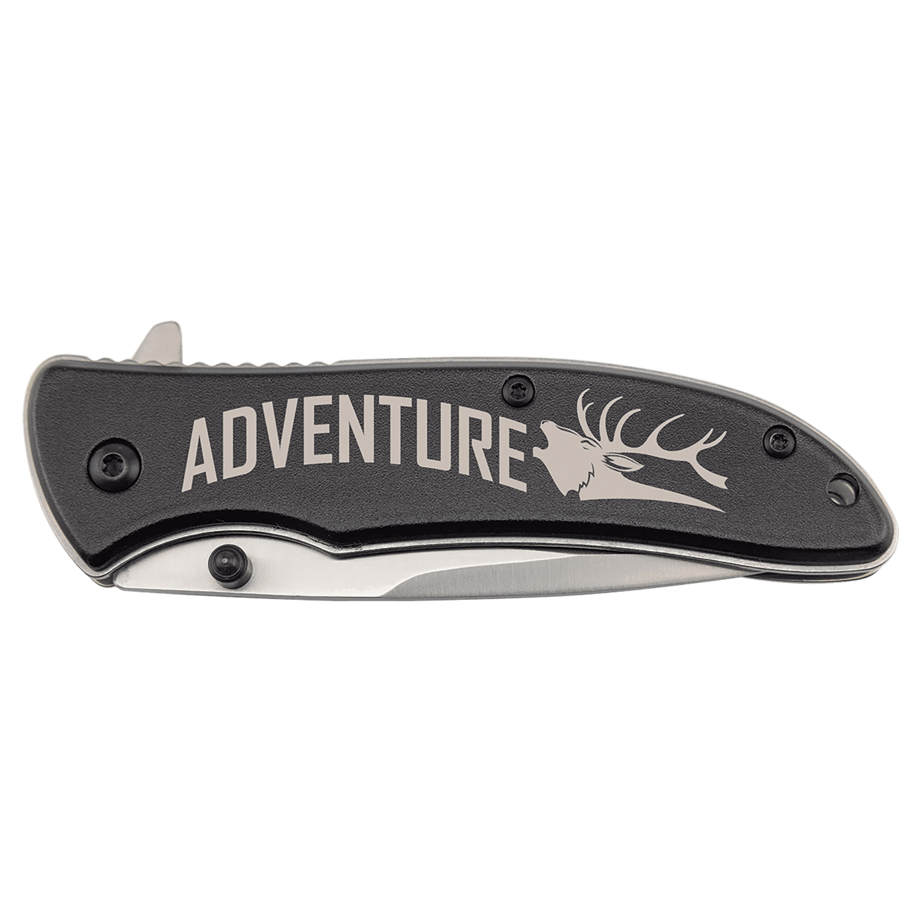 Bison River 4 1/4" Black Everyday Carry Knife