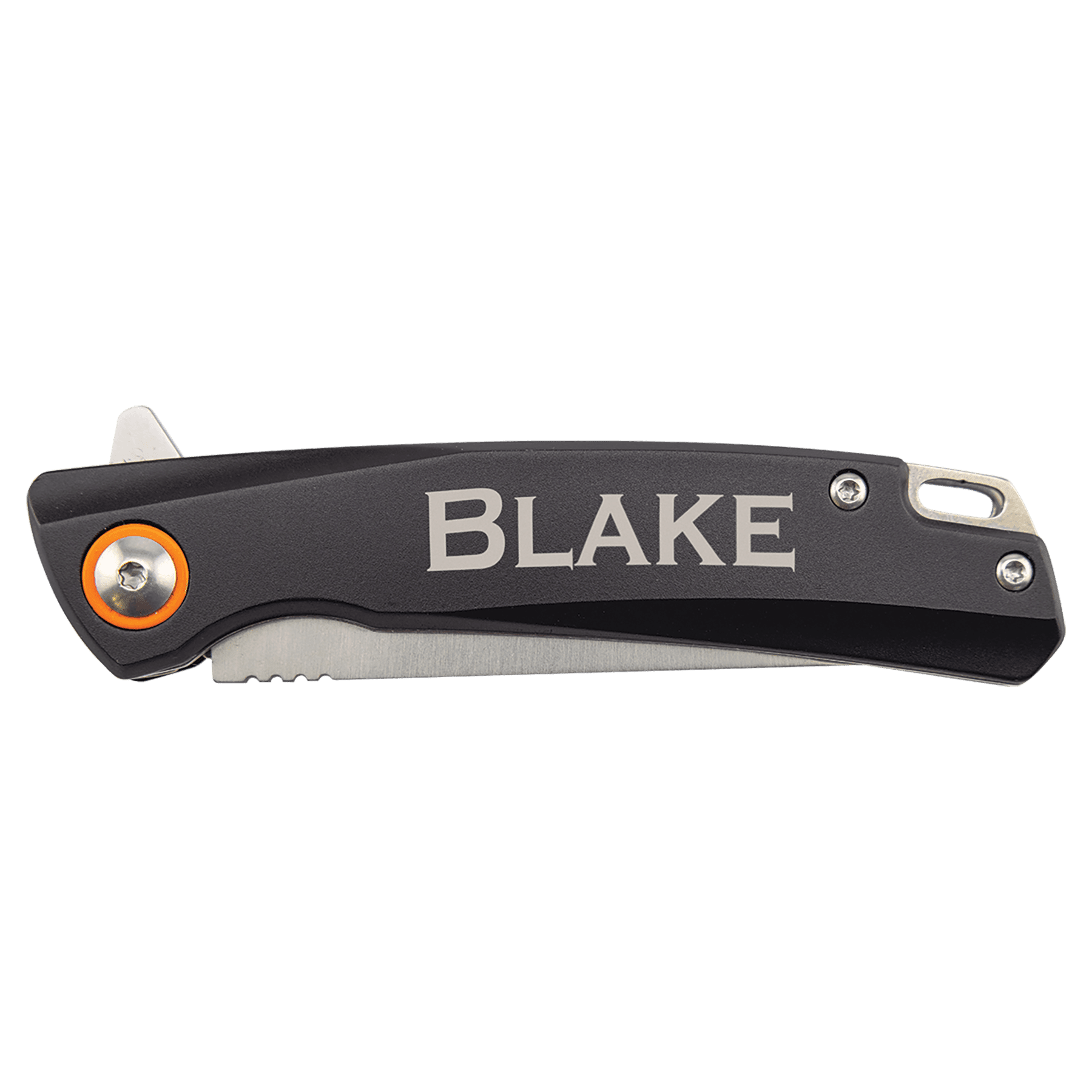 Bison River 4" Black Everyday Carry Knife with Ball Bearing Open Mechanism