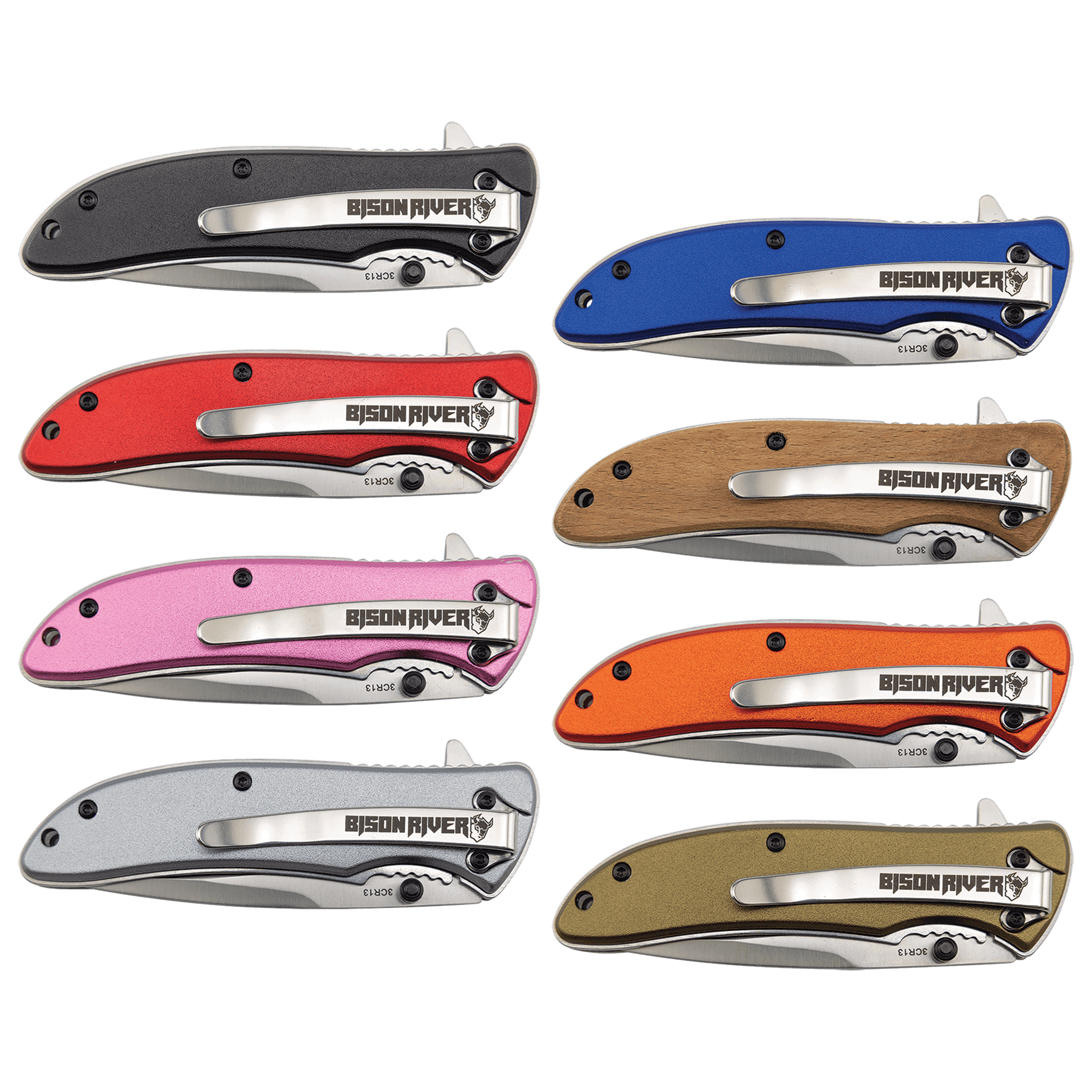 Bison River 4 1/4" Everyday Carry Knife Sample Set