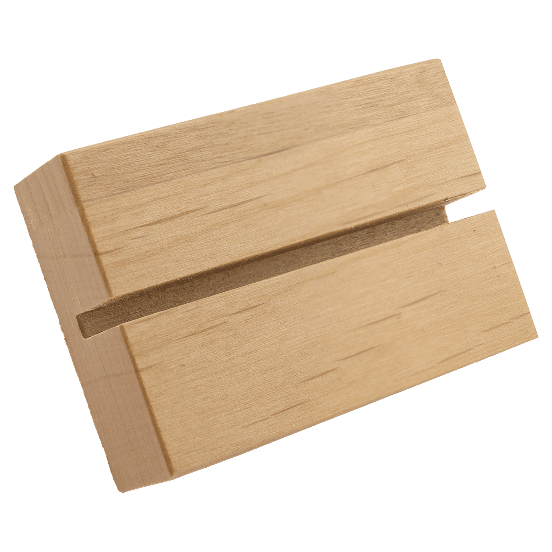 2" x 3" Alder Base with 5/32" Slot