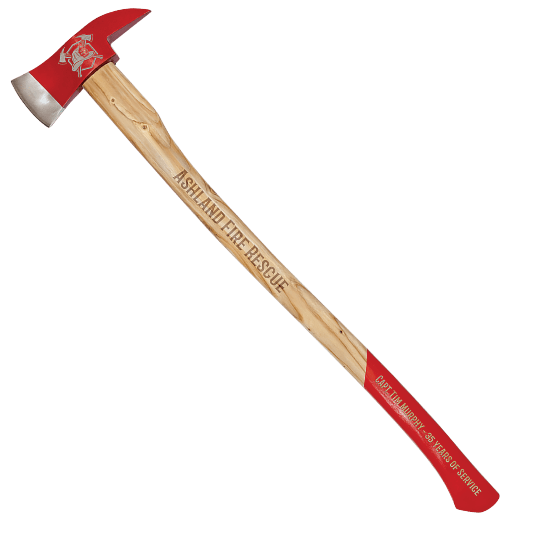 36" Long Fireman Axe with Blade Guard