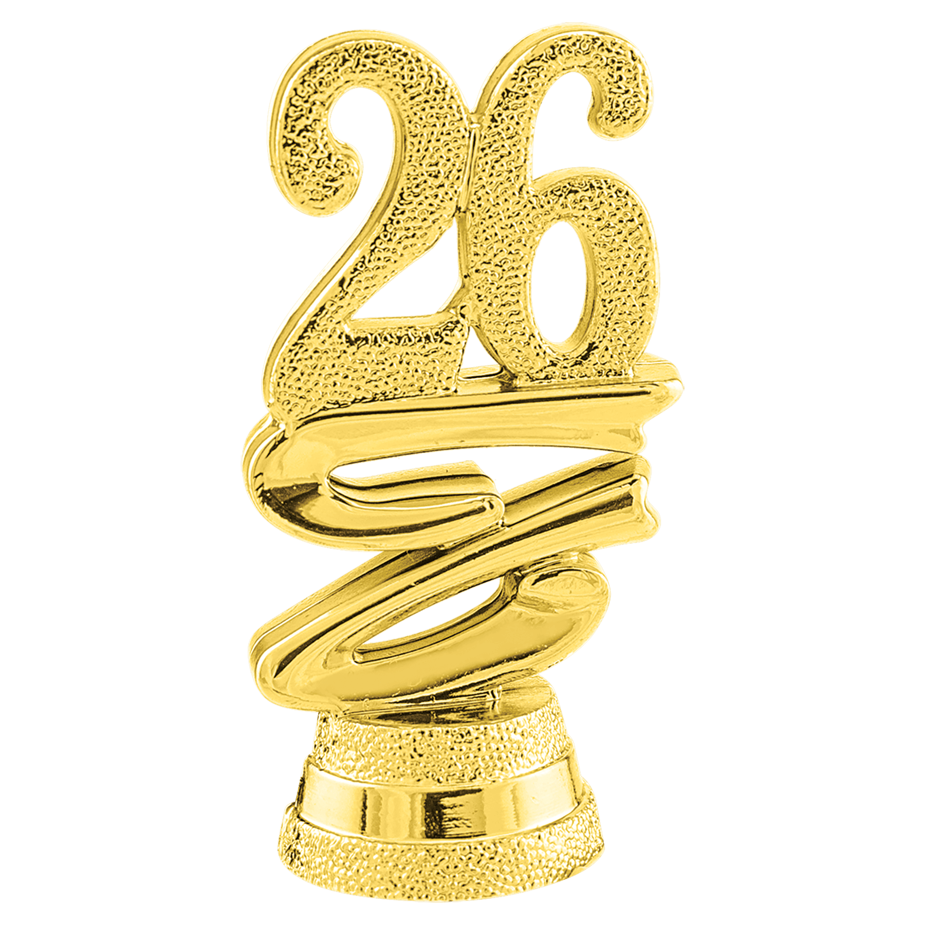 2" Gold "26" Ribbon Standup Trim