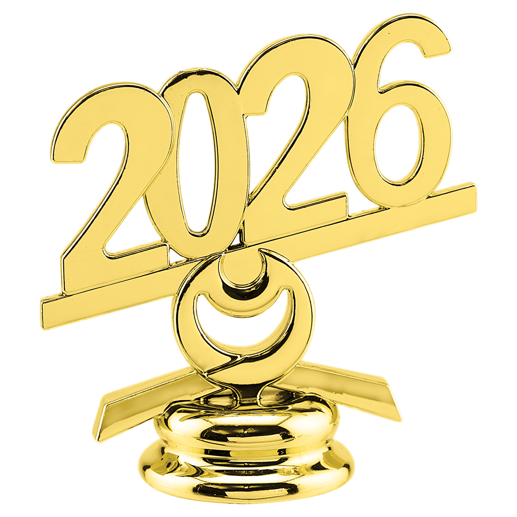 2 1/2" Gold 2026 Circle Trim