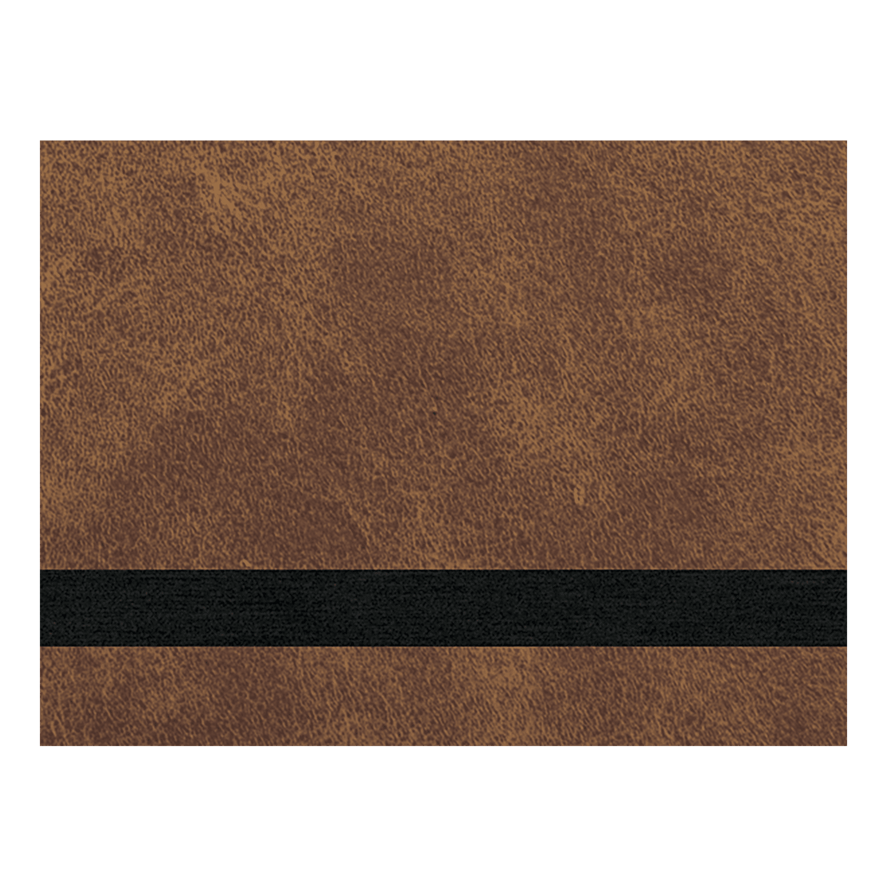 12" x 24" Dark Brown Premier Laserable Leatherette Sheet Stock with Kota Pro Adhesive - Creekside Collection
