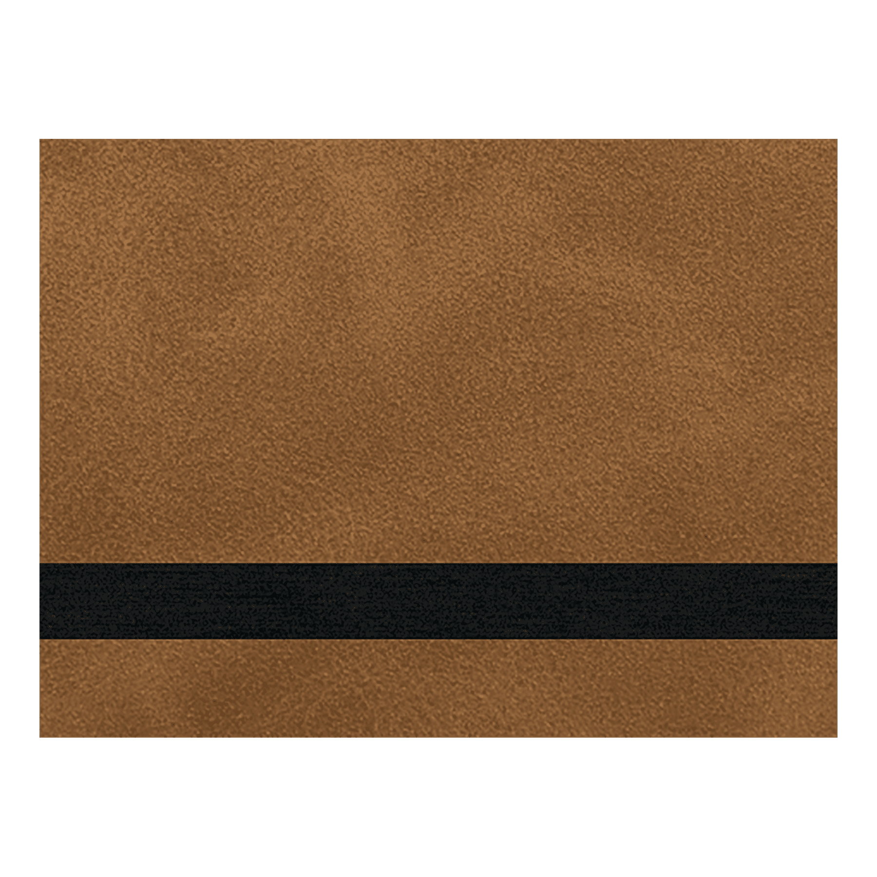 12" x 24" Medium Brown Premier Laserable Leatherette Sheet Stock - Creekside Collection with No Adhesive