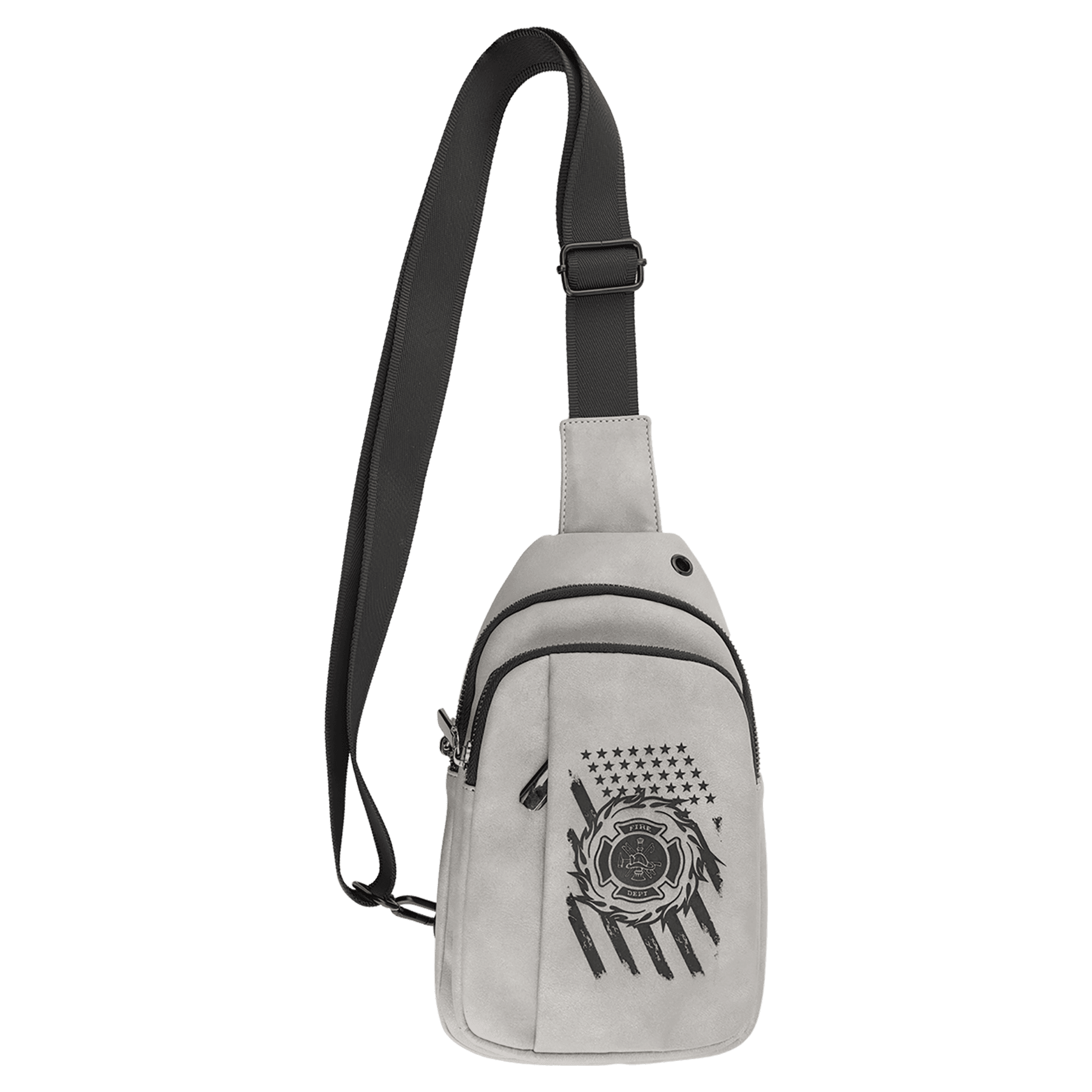 Explorer Bag - Laserable Leatherette, Creekside Collection, Light Gray