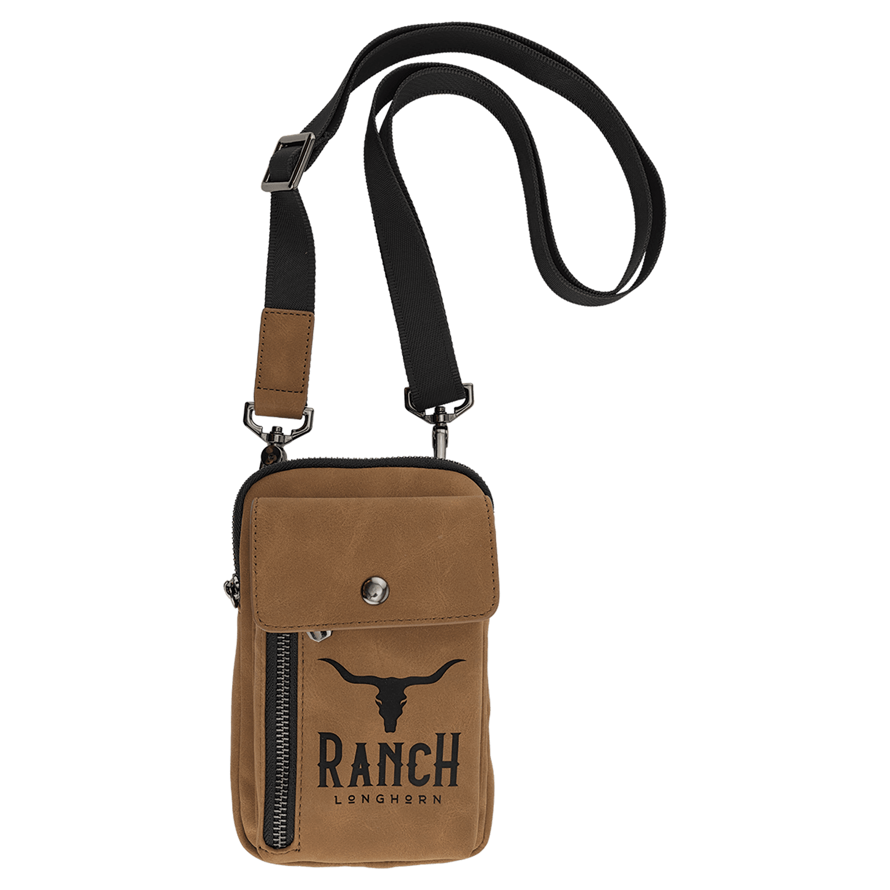 Urban Bag - Laserable Leatherette, Creekside Collection, Medium Brown