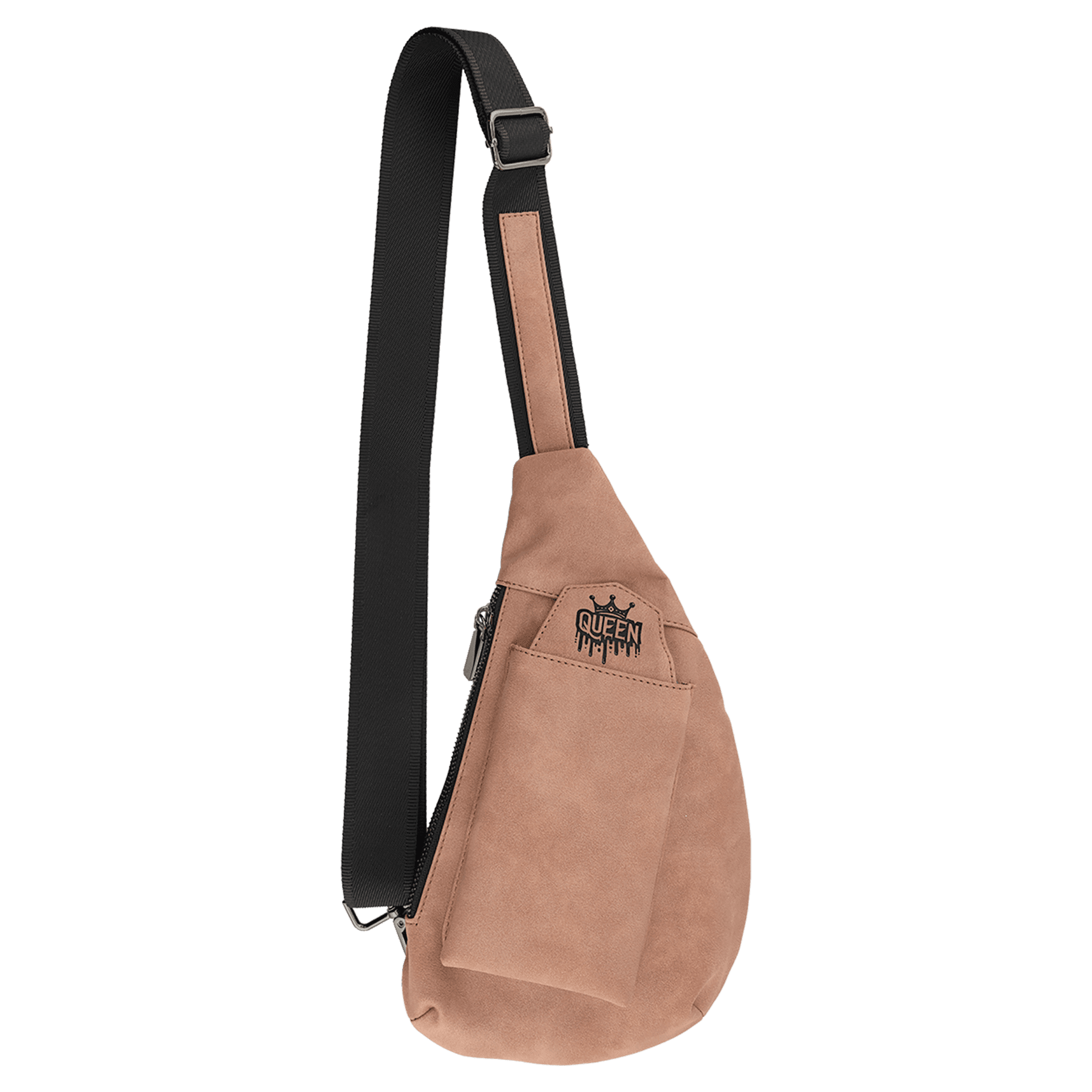Crescent Bag - Laserable Leatherette, Creekside Collection, Blush