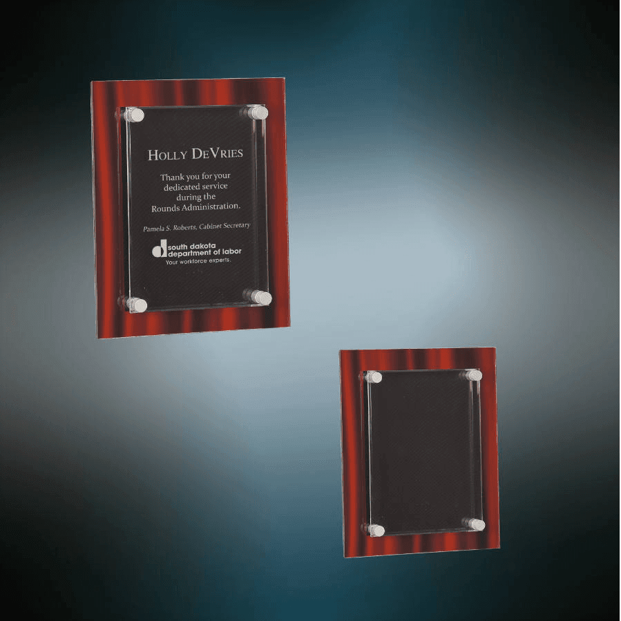 Red Velvet Floating Acrylic Plaque Sample Set