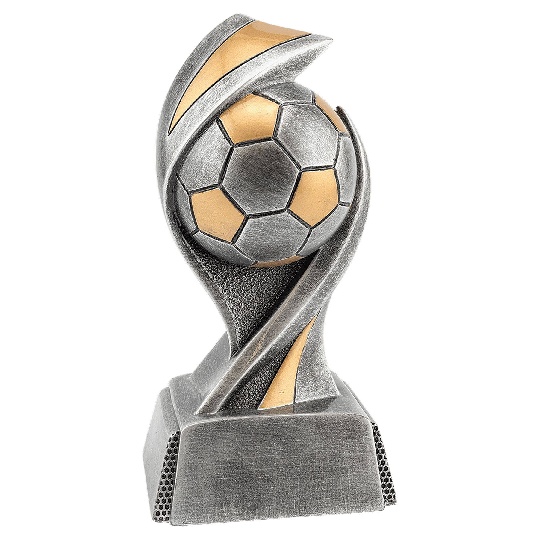 6 1/2" Soccer Embrace Resin