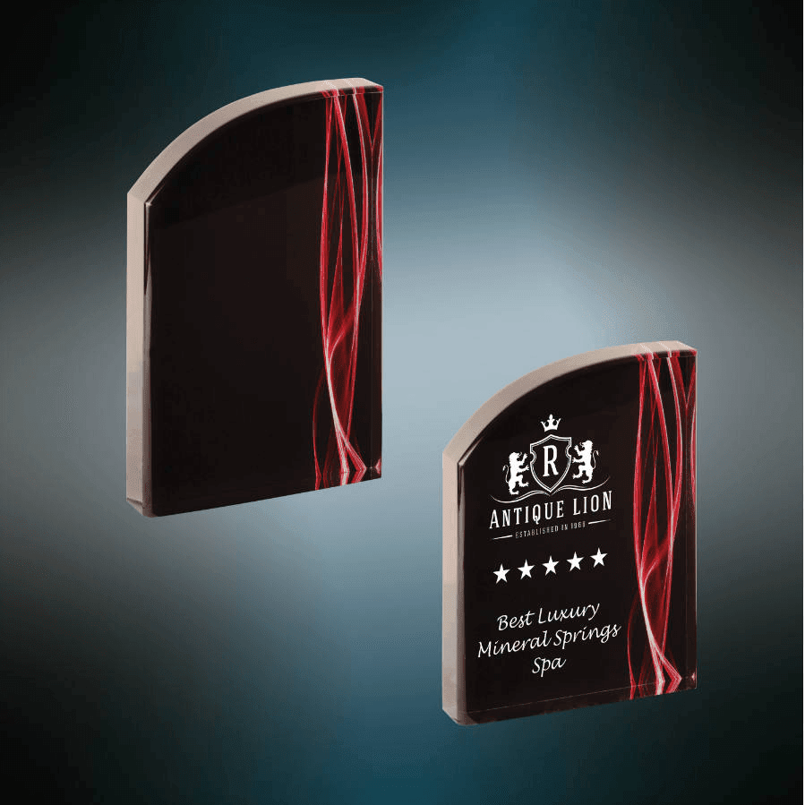 Wave Red Vapor Acrylic Sample Set