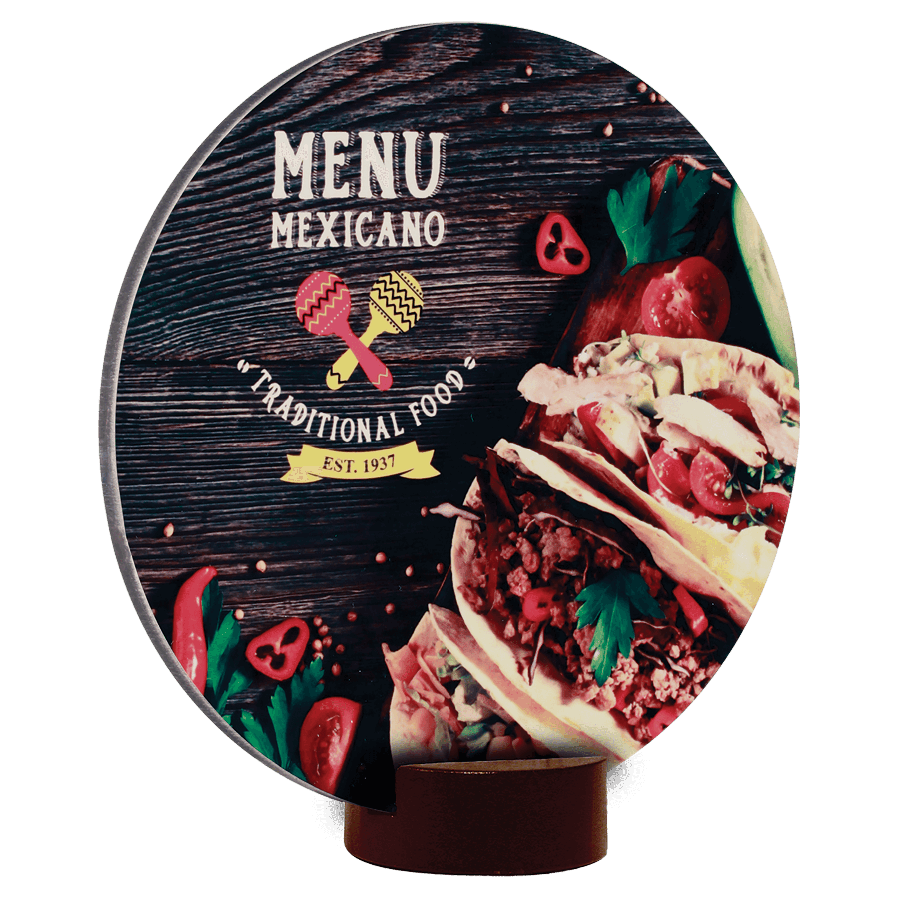 5.75" Unisub Sublimatable Round Streamline Award