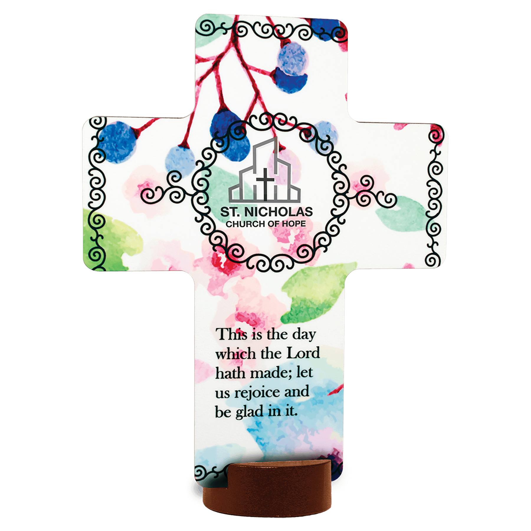 5.25" x 6.875" Unisub Sublimatable Cross Streamline Award