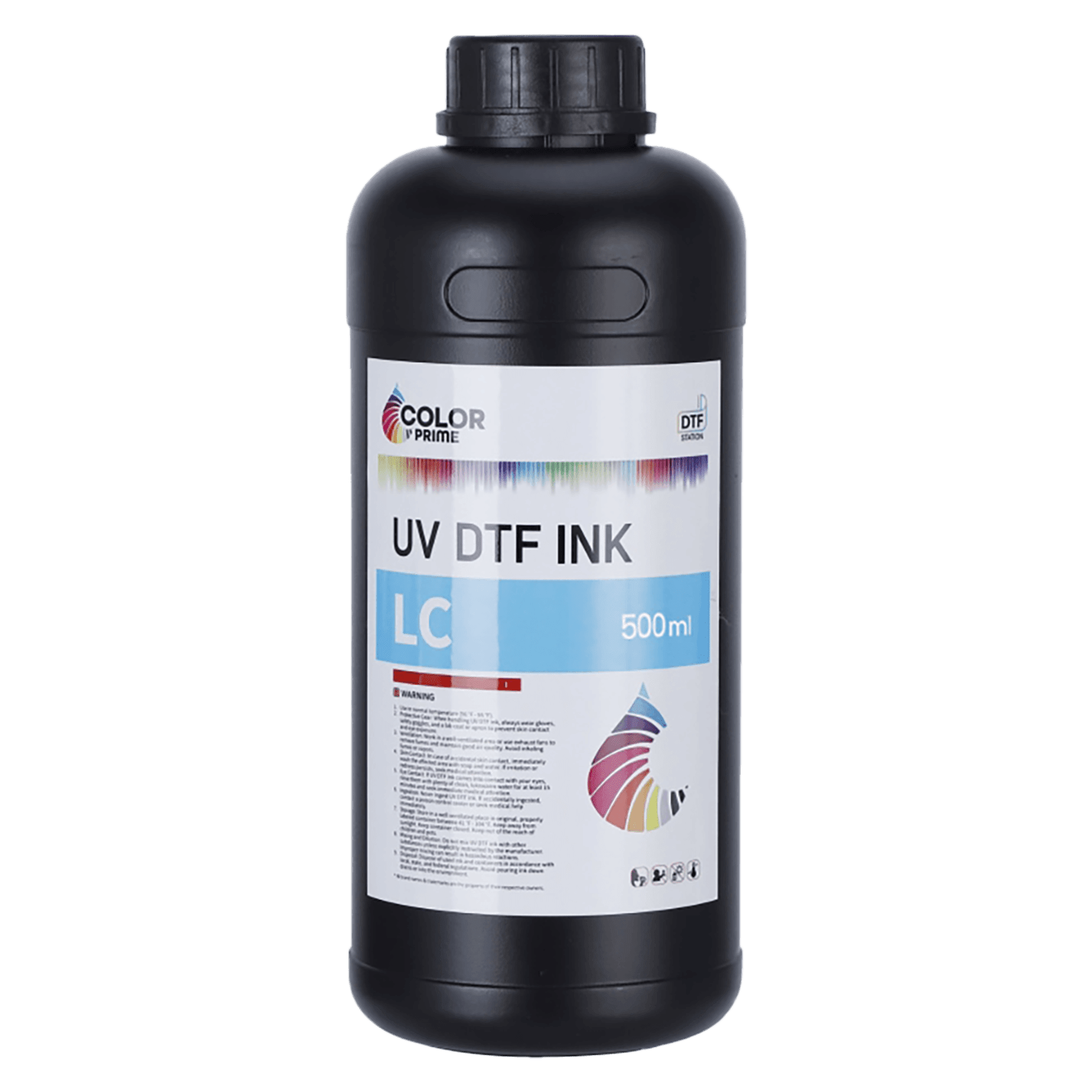 DTF Station Light Cyan Color Prime UV DTF Ink, specialty colors for Aries 124, 1.0 kg