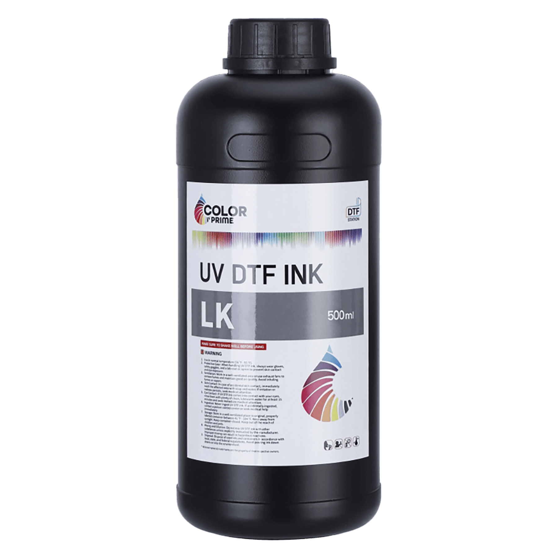 DTF Station Light Black Color Prime UV DTF Ink, specialty colors for Aries 124, 1.0 kg